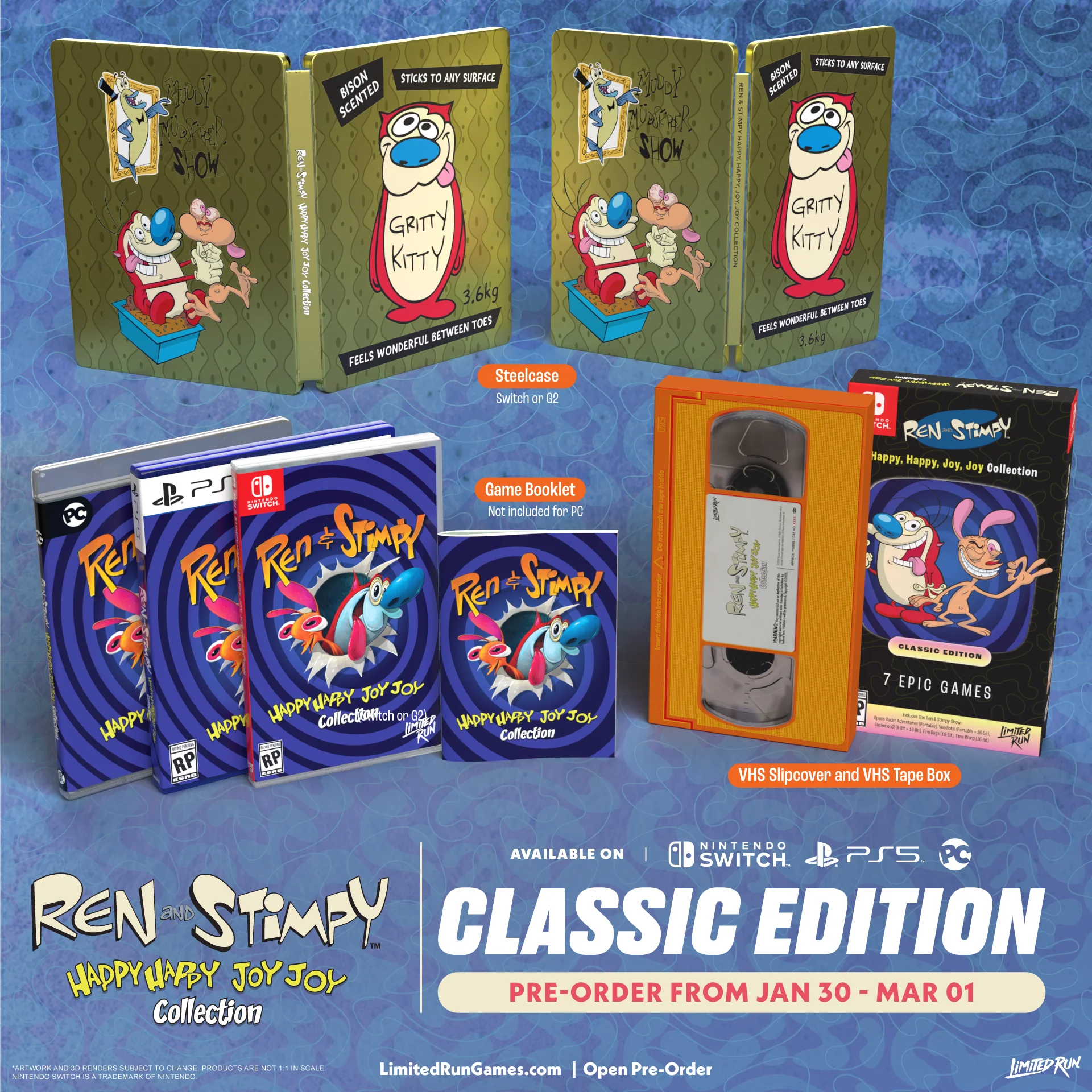 Ren & Stimpy Happy, Happy, Joy, Joy Collection Classic Edition (Switch, PS5, PC) - Image 2