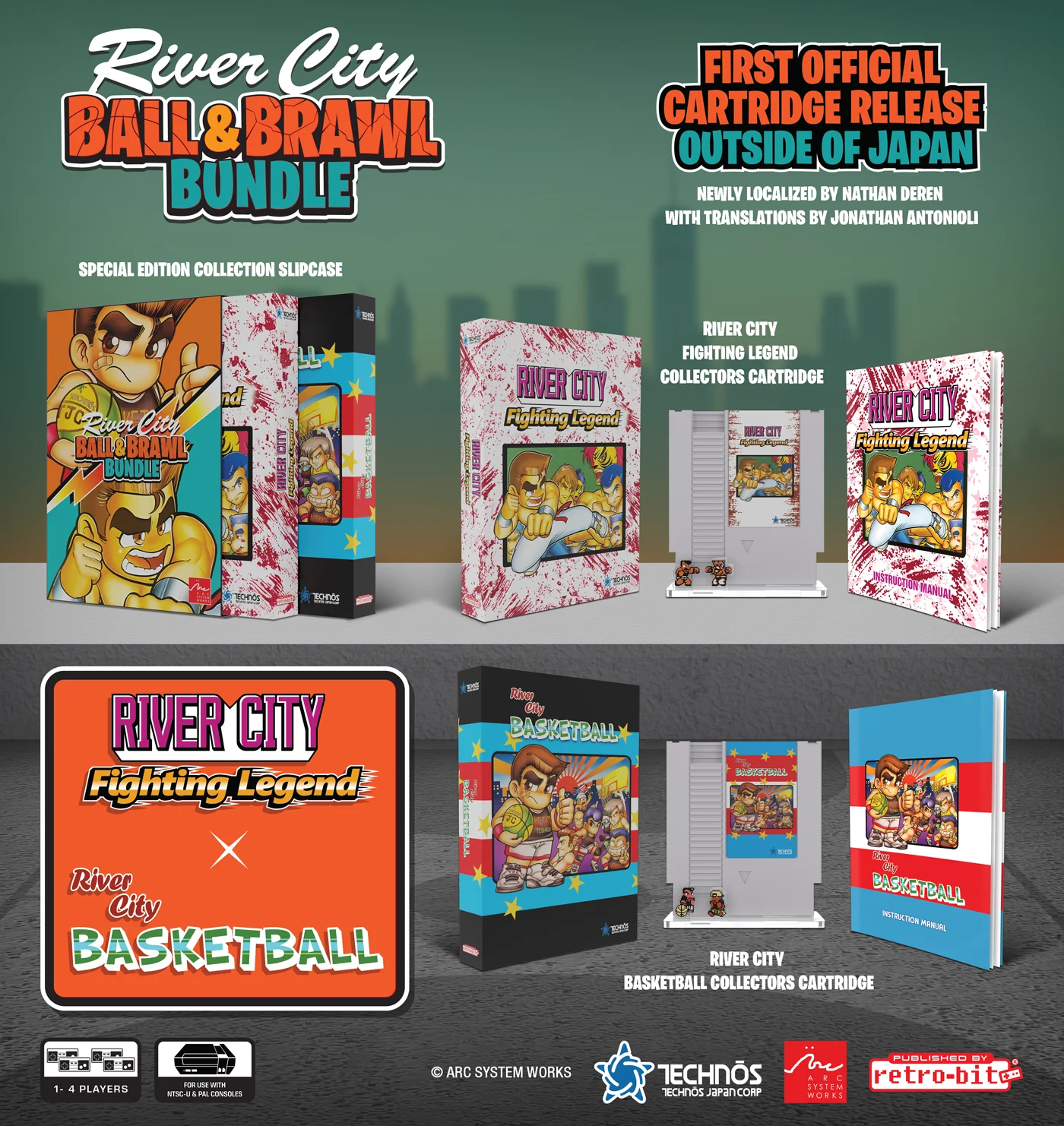 River City Ball & Brawl Bundle (NES) - Image 2