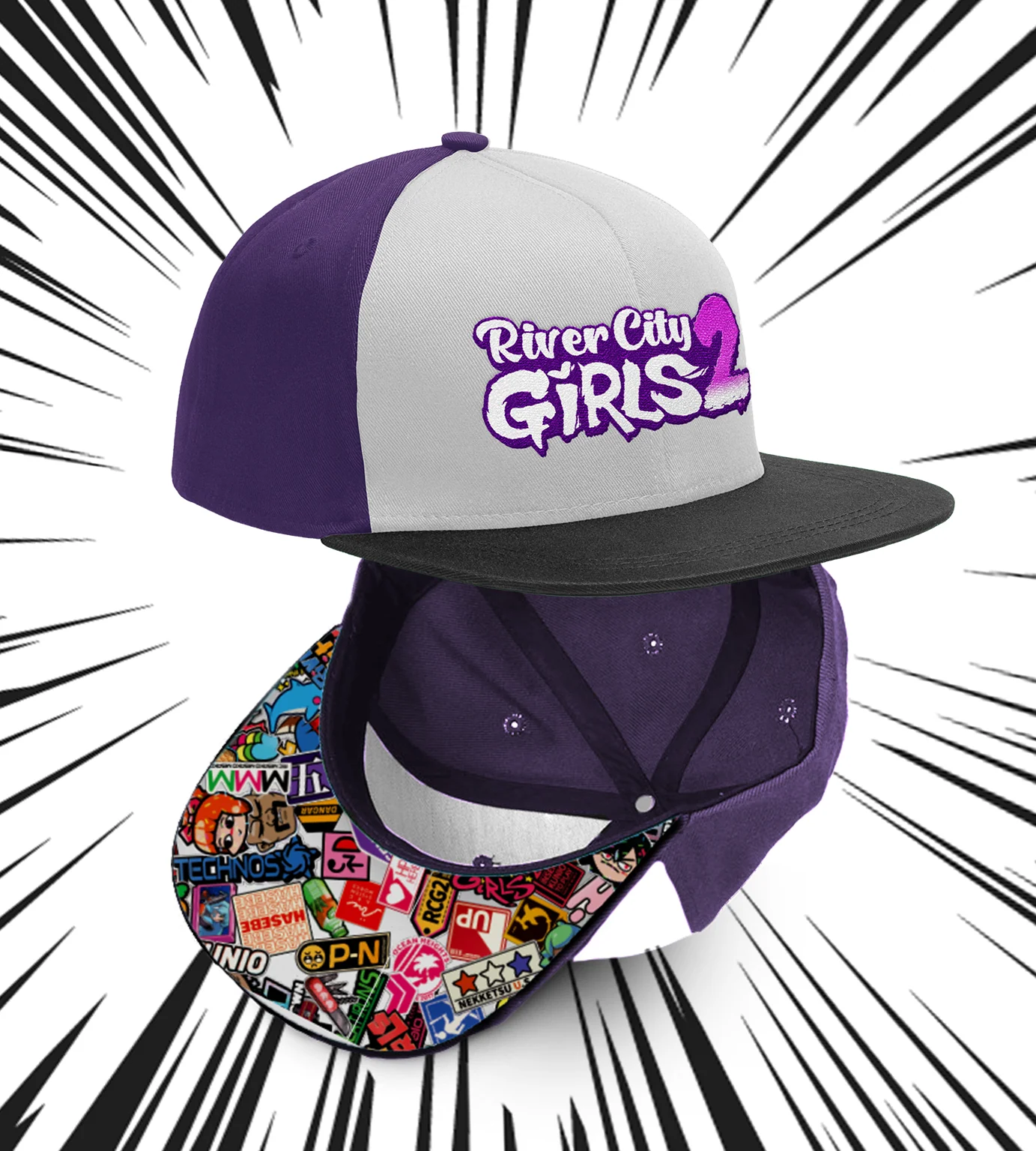 River City Girls 2 Snapback Hat - Image 2