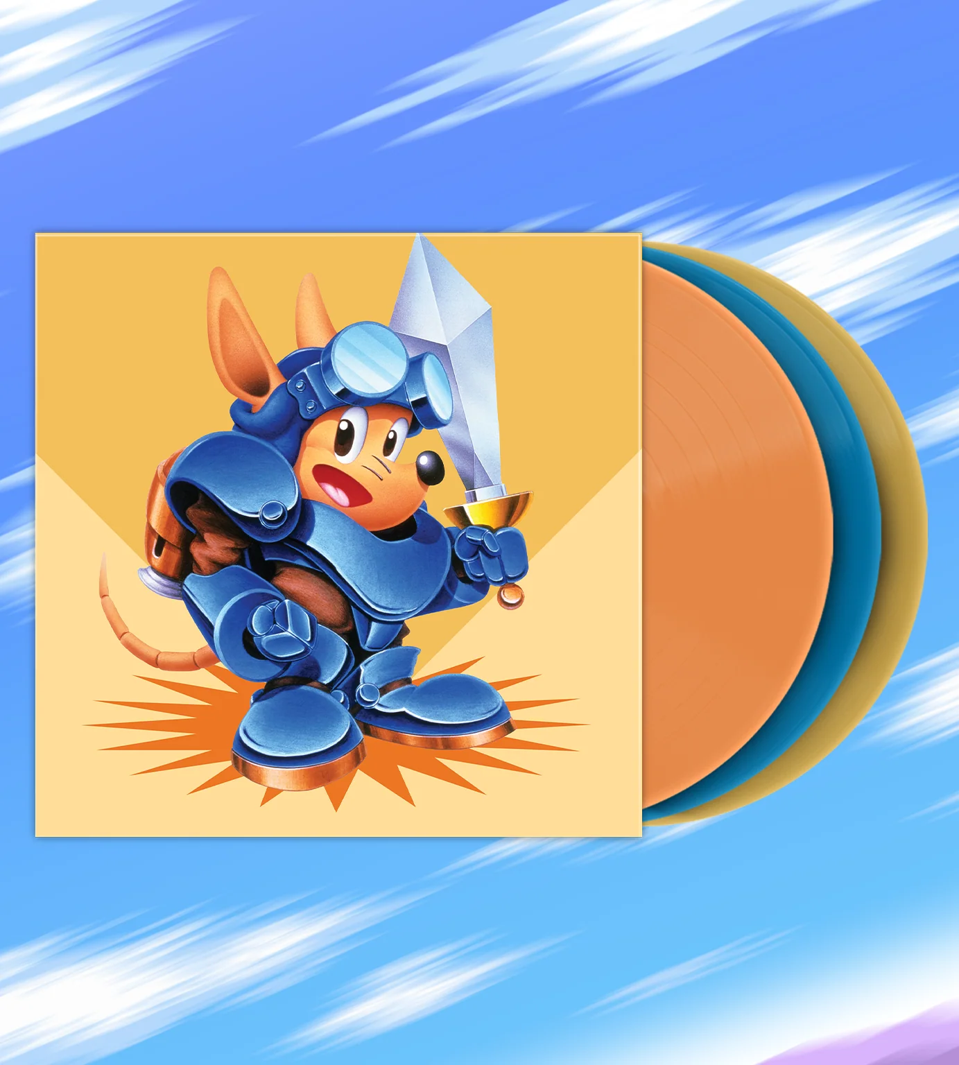Rocket Knight Adventures: Re-Sparked - 3 LP Vinyl Soundtrack - Image 2