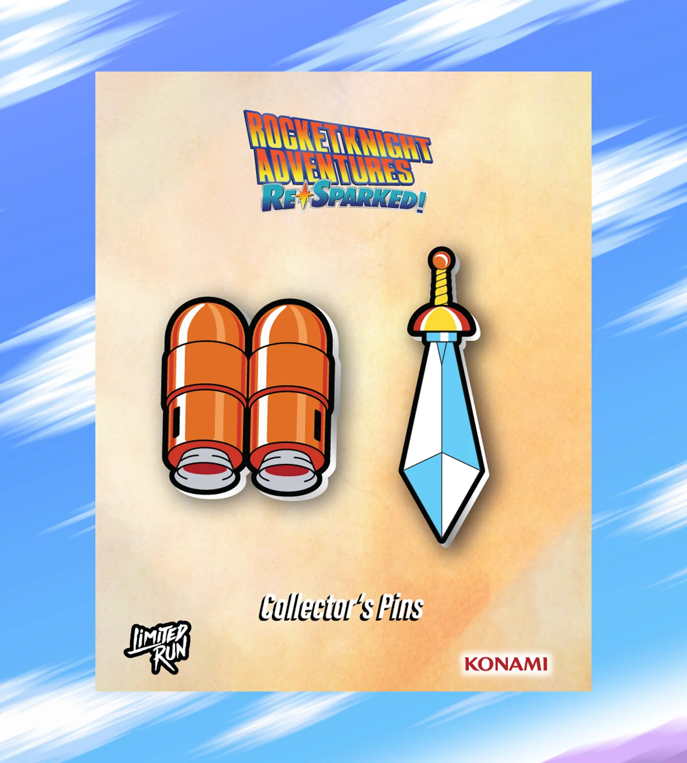Rocket Knight Adventures: Re-Sparked Equipment Pin Set - Image 2