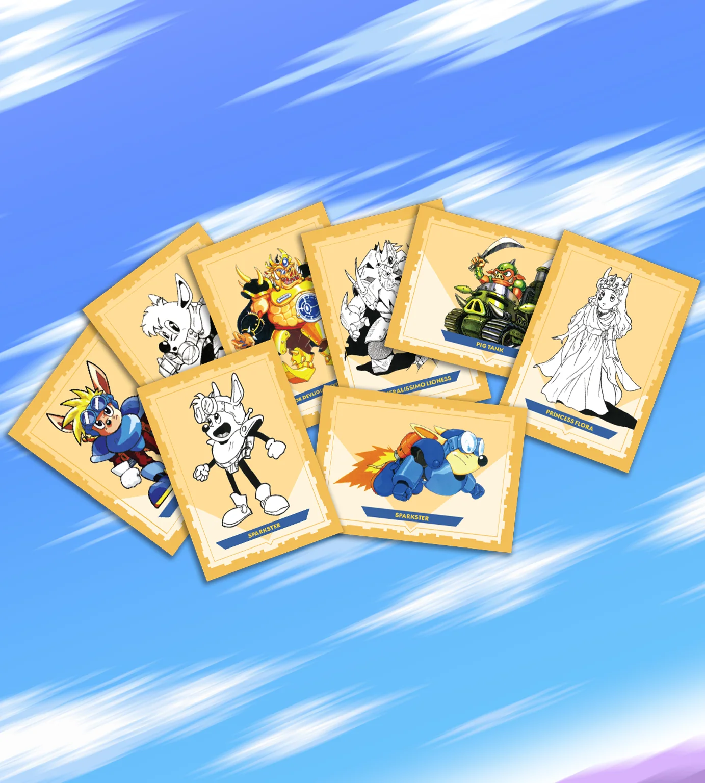 Rocket Knight Adventures: Re-Sparked Trading Card Set - Image 2