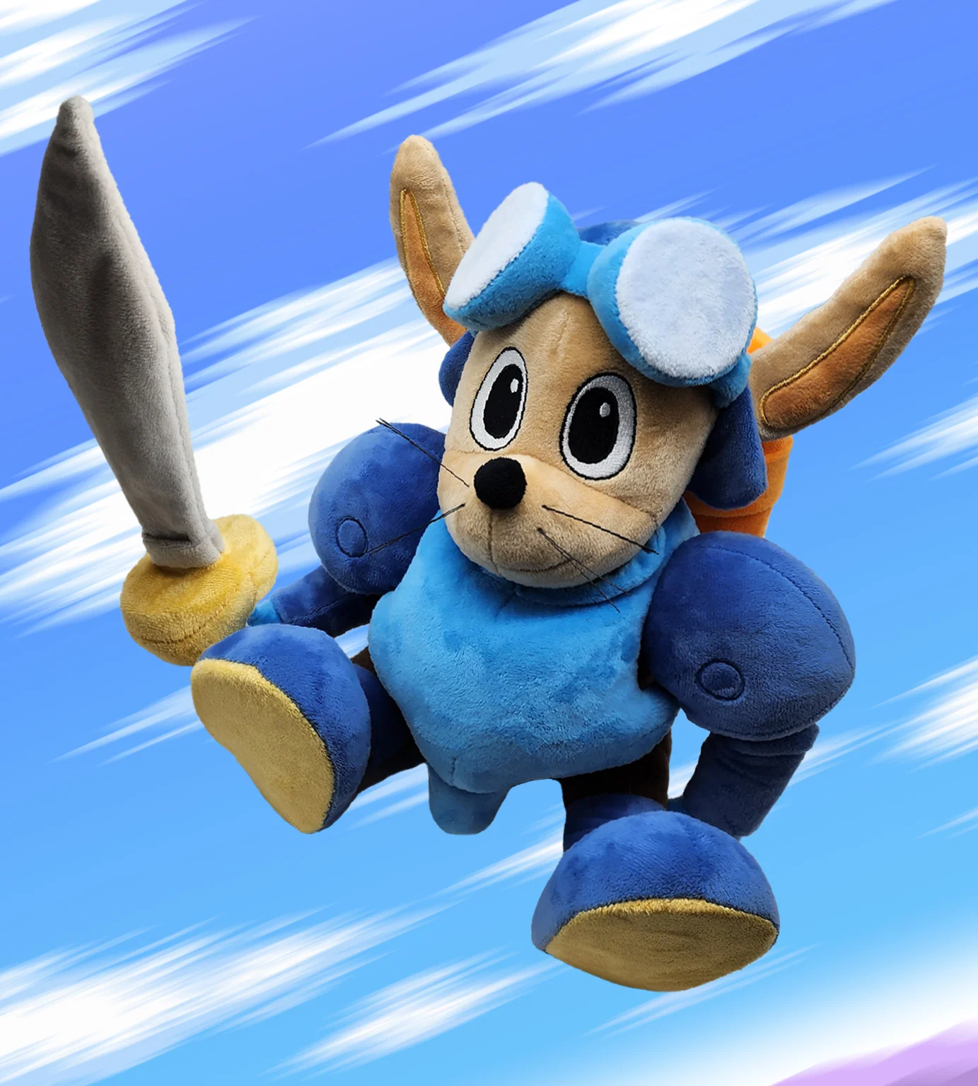 Rocket Knight Adventures Sparkster Plush - Image 2