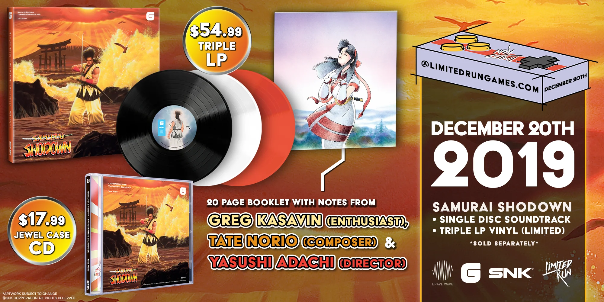 Samurai Shodown - 3LP Vinyl Soundtrack - Image 4