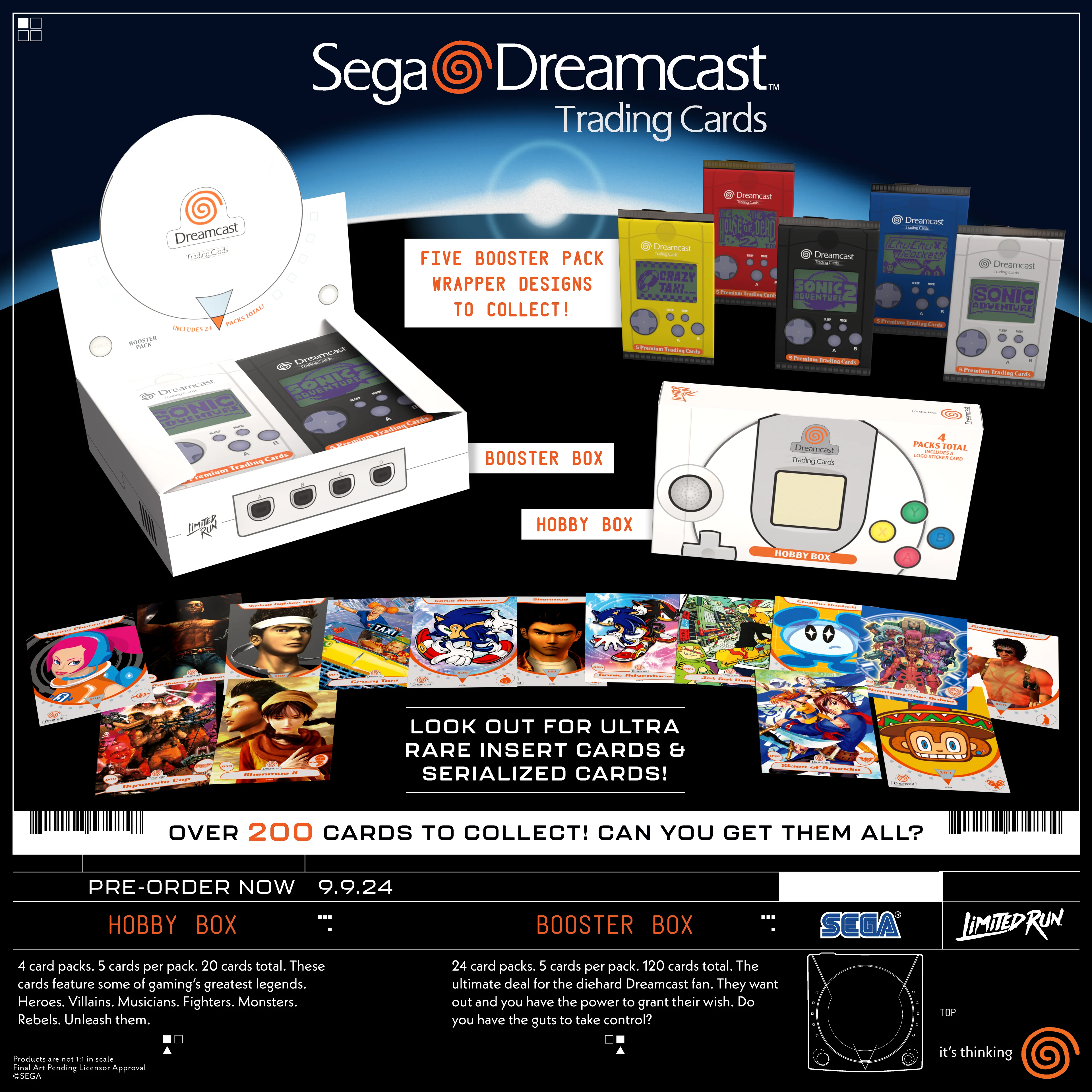 Sega Dreamcast Trading Cards - Booster Box - Image 3