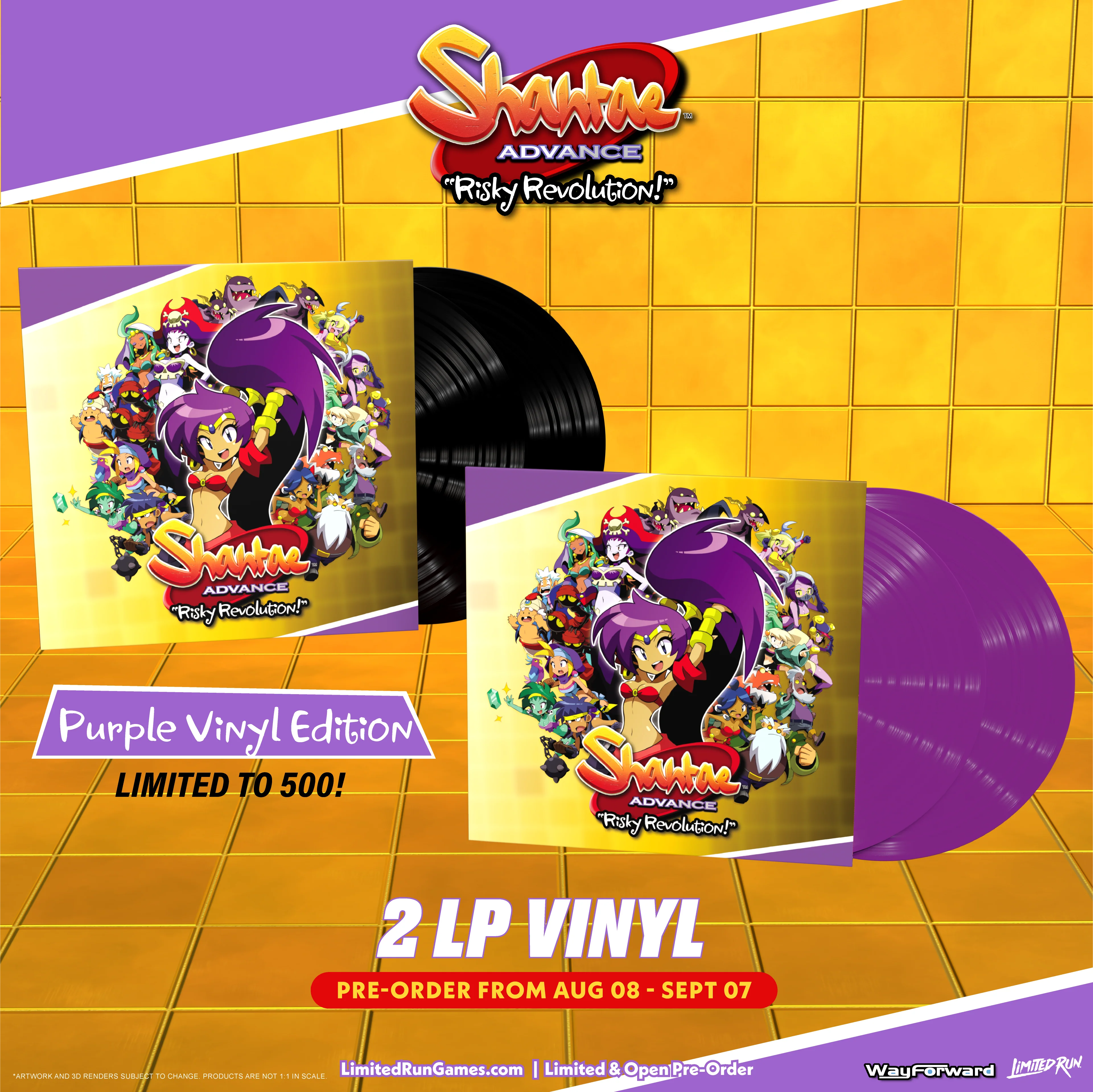 Shantae Advance: Risky Revolution - 2LP Vinyl - Image 2
