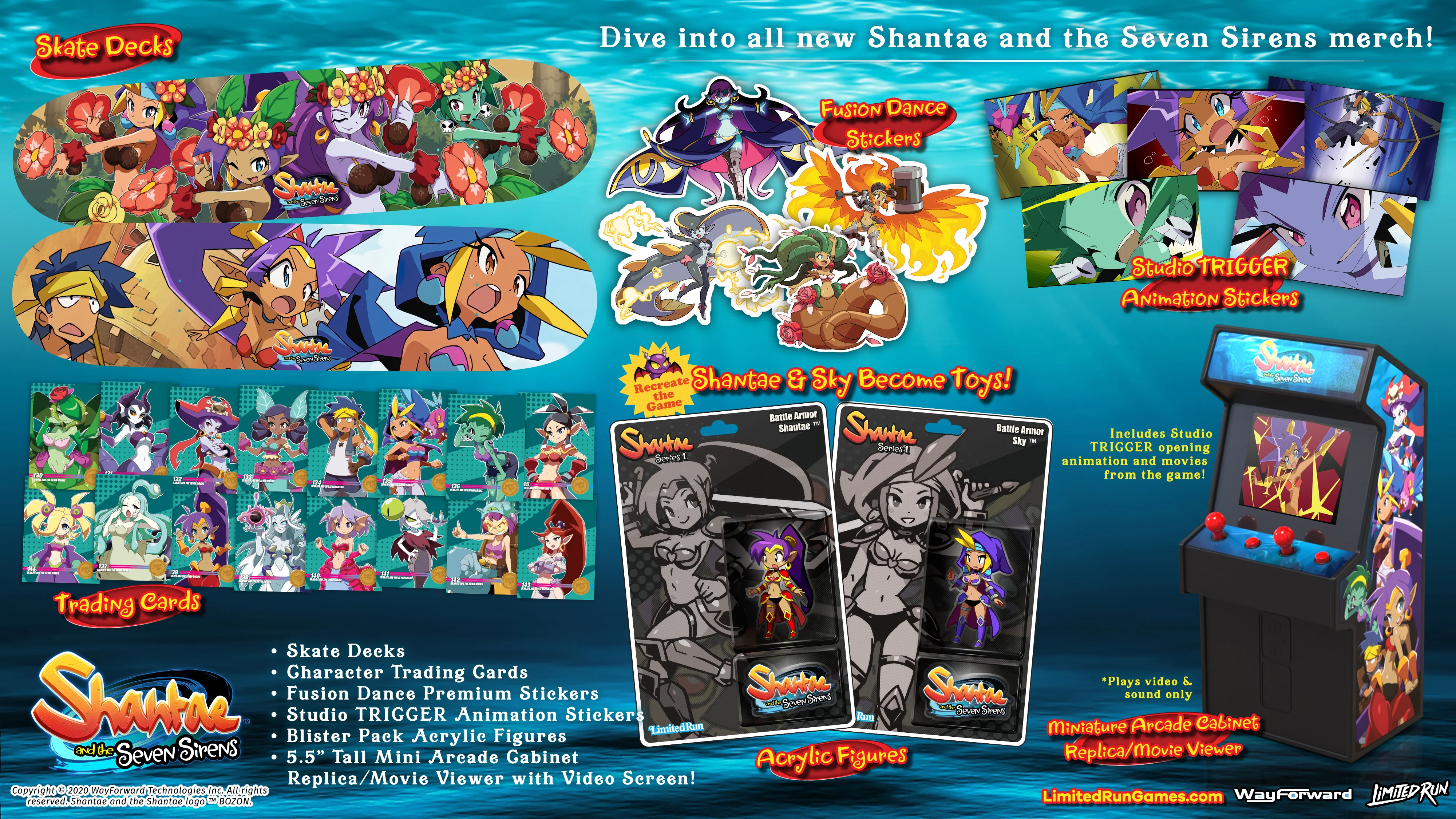 Shantae and the Seven Sirens Blister Pack Acrylic Figures - Image 3