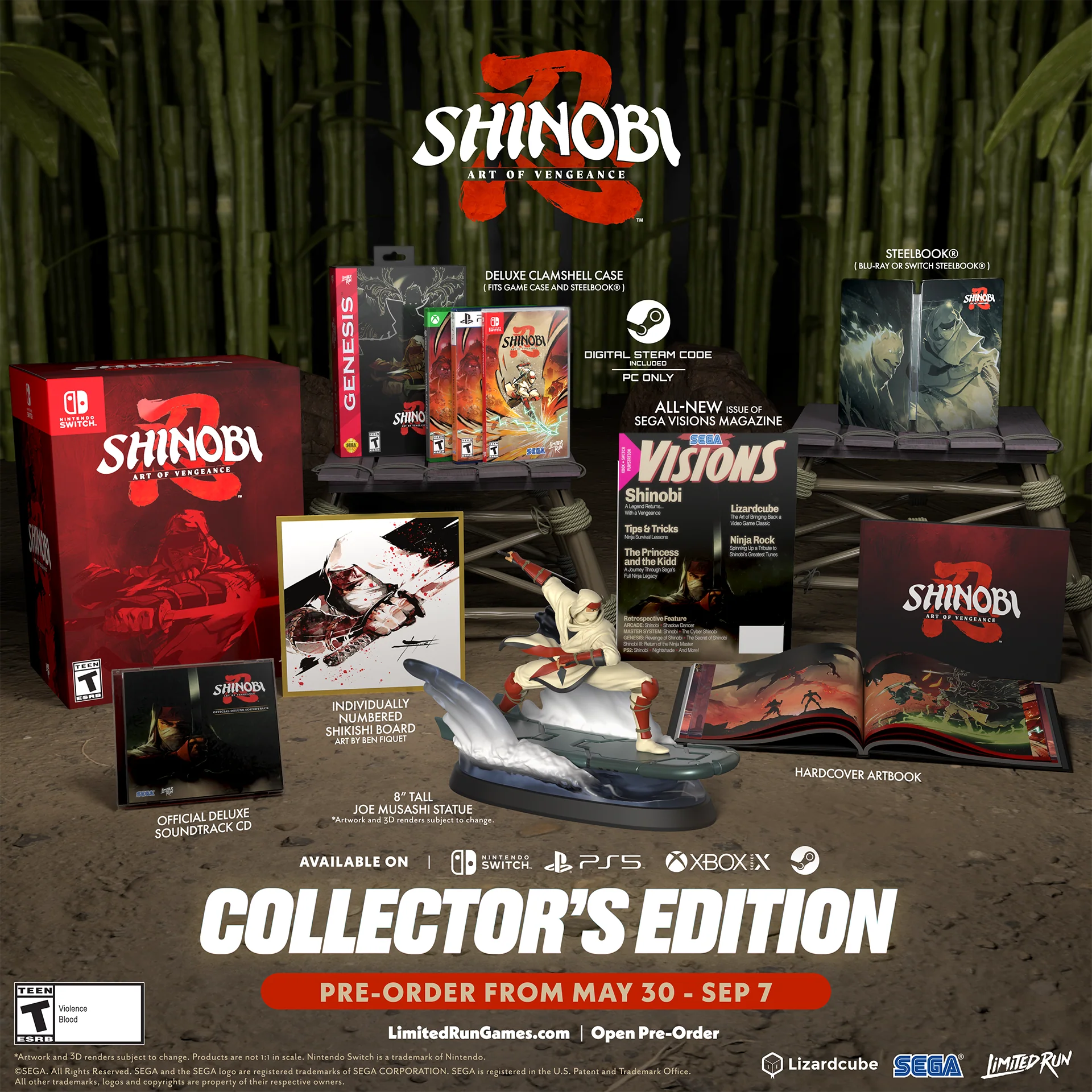 SHINOBI: Art of Vengeance Collector's Edition (Switch, PS5, Xbox, PC) - Image 2