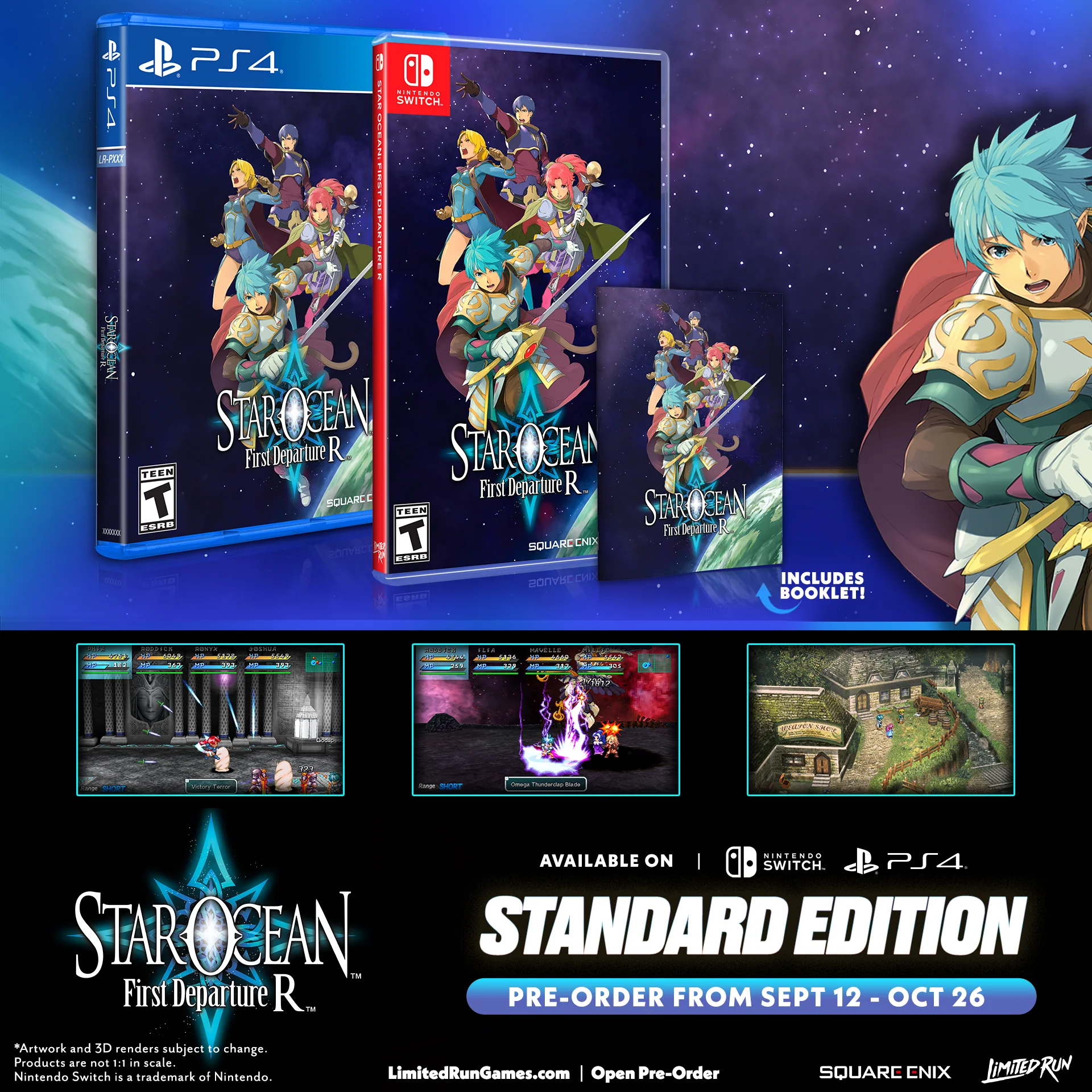 STAR OCEAN First Departure R Standard Edition (Switch, PS4) - Image 2