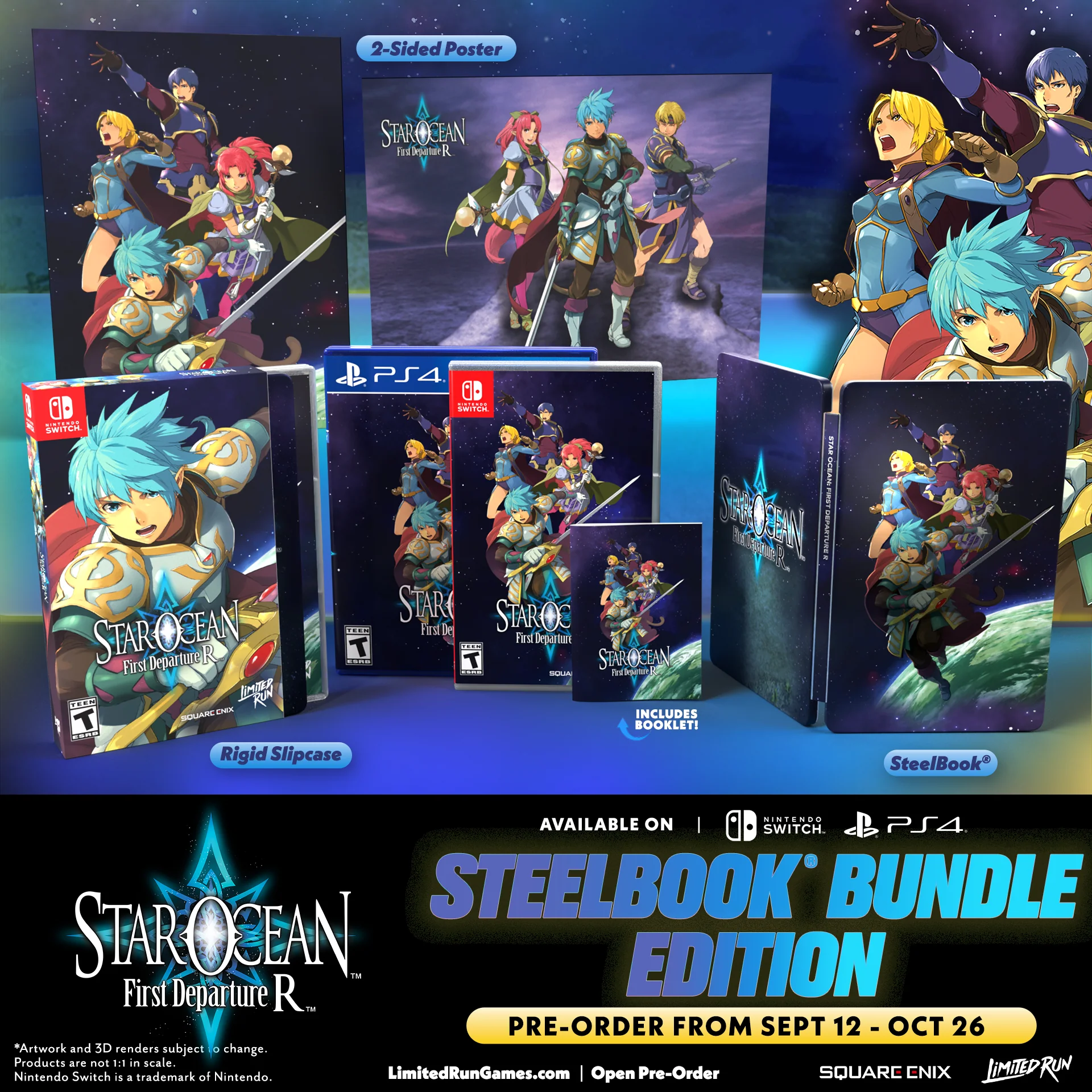 STAR OCEAN First Departure R SteelBook Bundle Edition (Switch, PS4) - Image 2