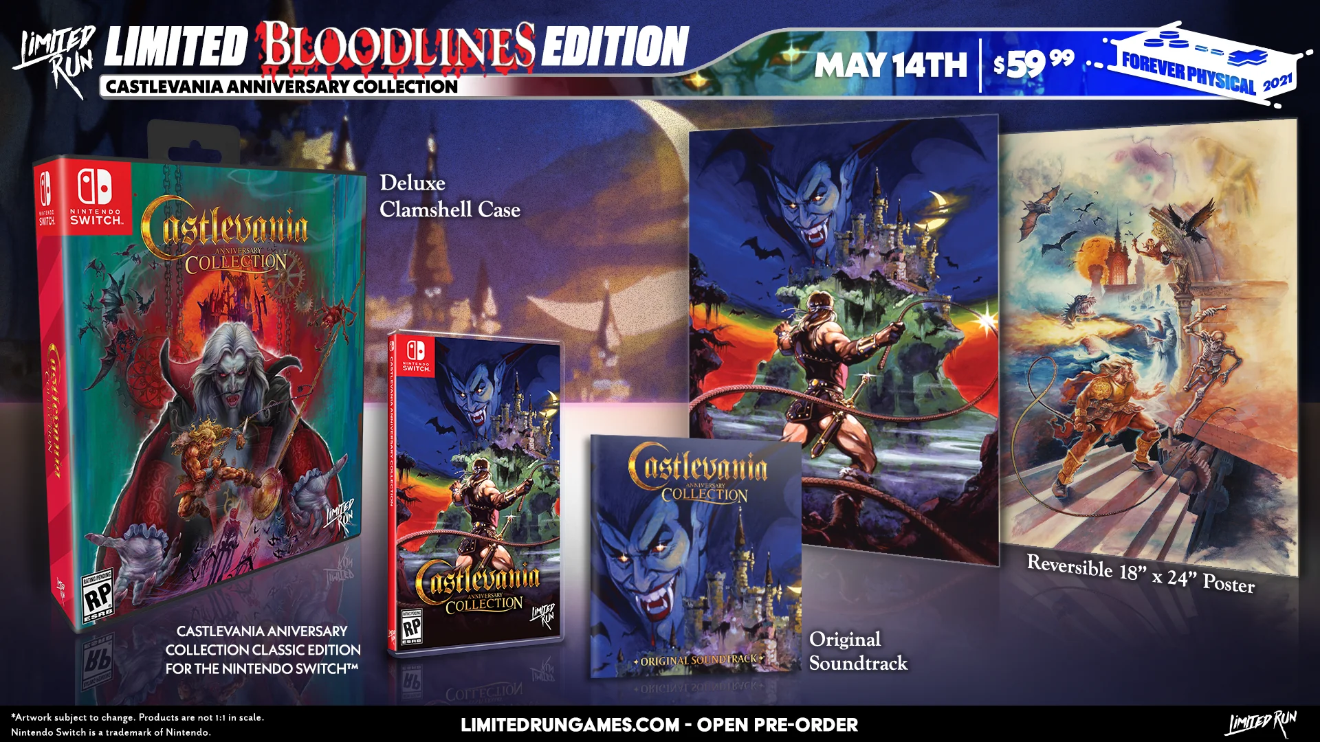 Switch Limited Run #106: Castlevania Anniversary Collection - Bloodlines Edition - Image 2