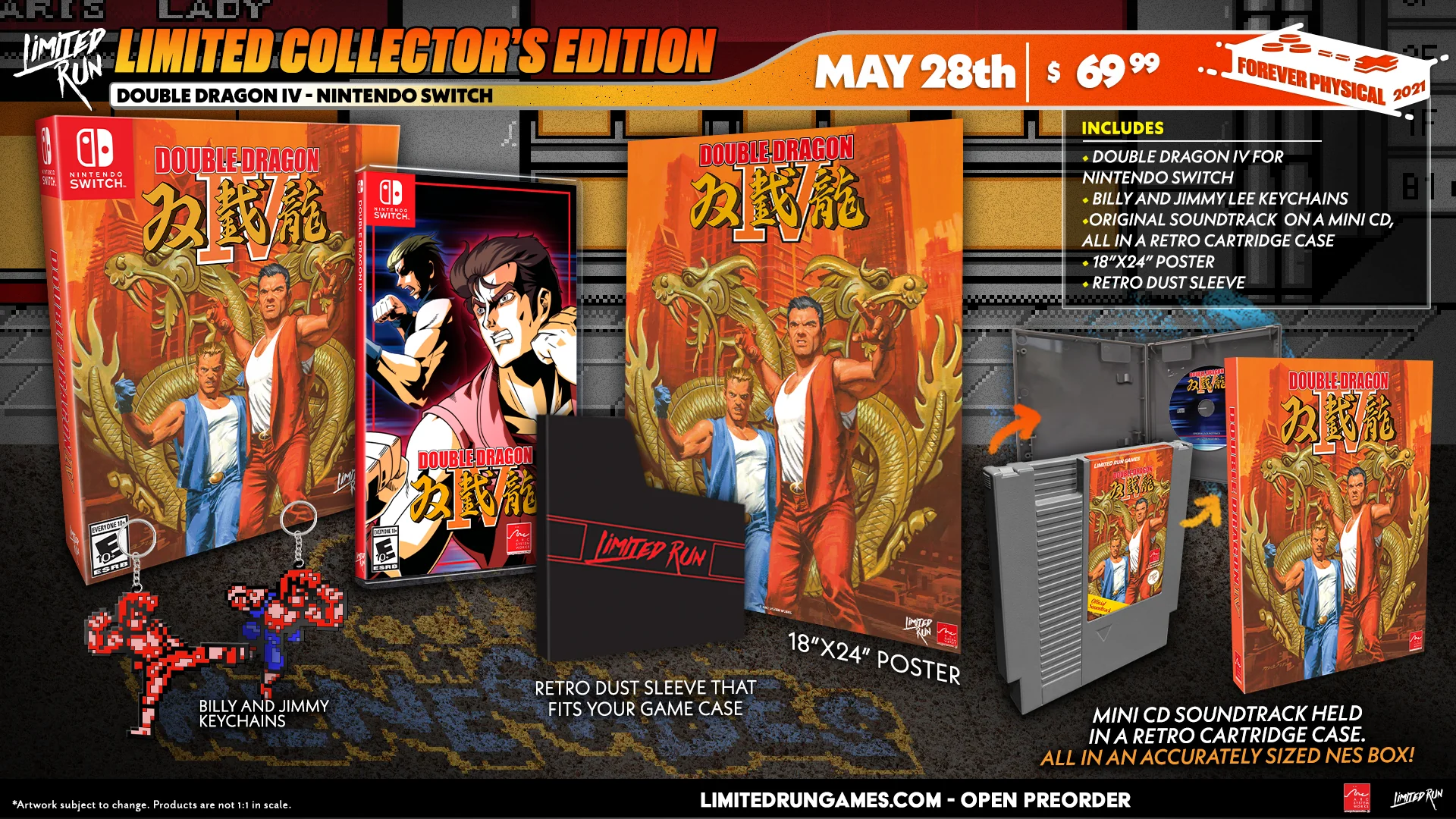 Switch Limited Run #107: Double Dragon IV Classic Edition - Image 2