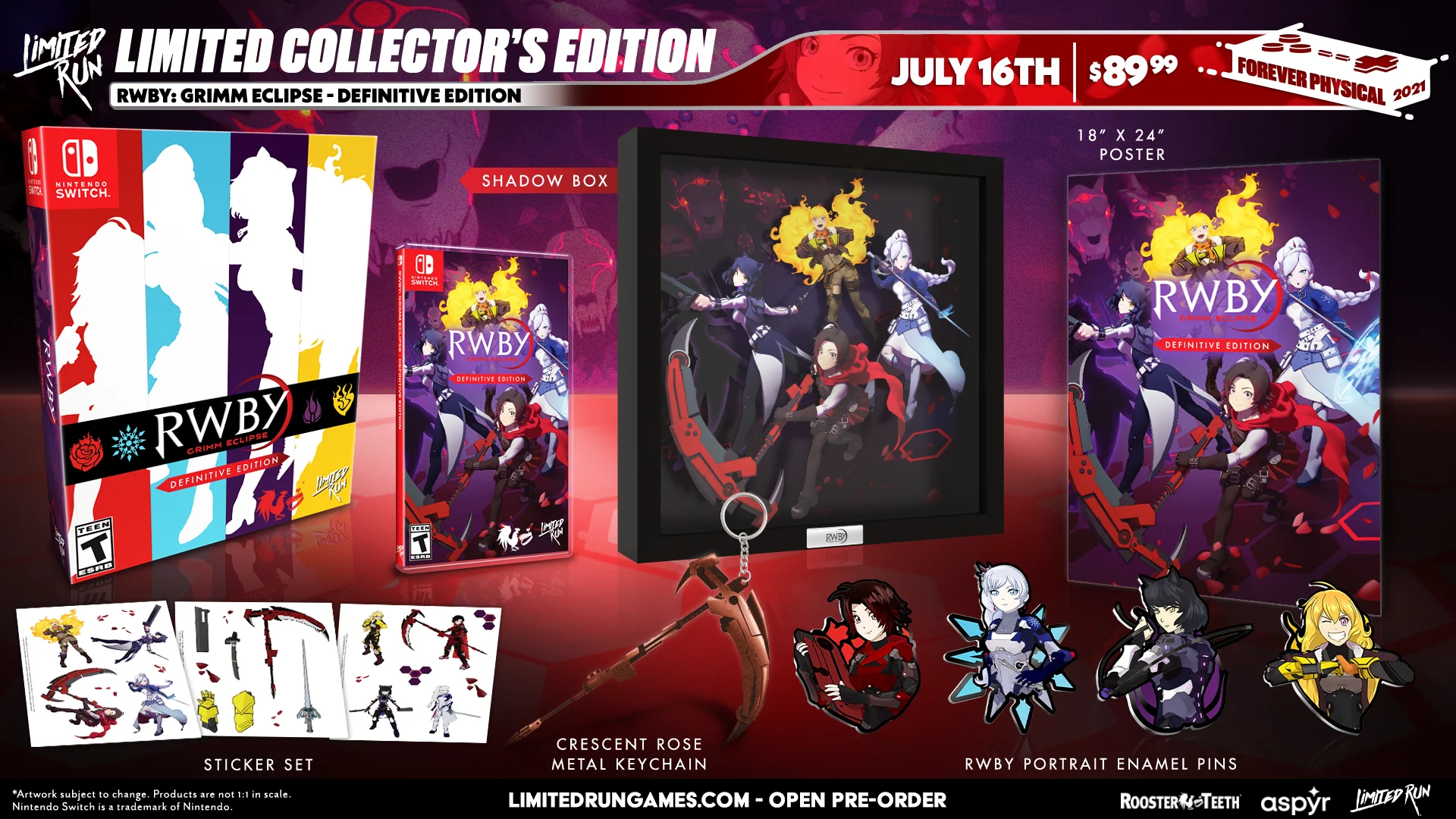 Switch Limited Run #113: RWBY: Grimm Eclipse - Collector's Edition - Image 3