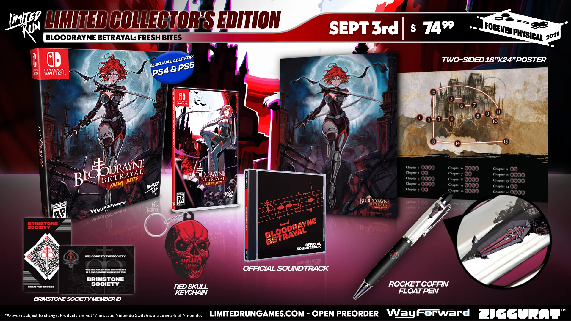 Switch Limited Run #120: BloodRayne Betrayal: Fresh Bites - Collector's Edition - Image 2