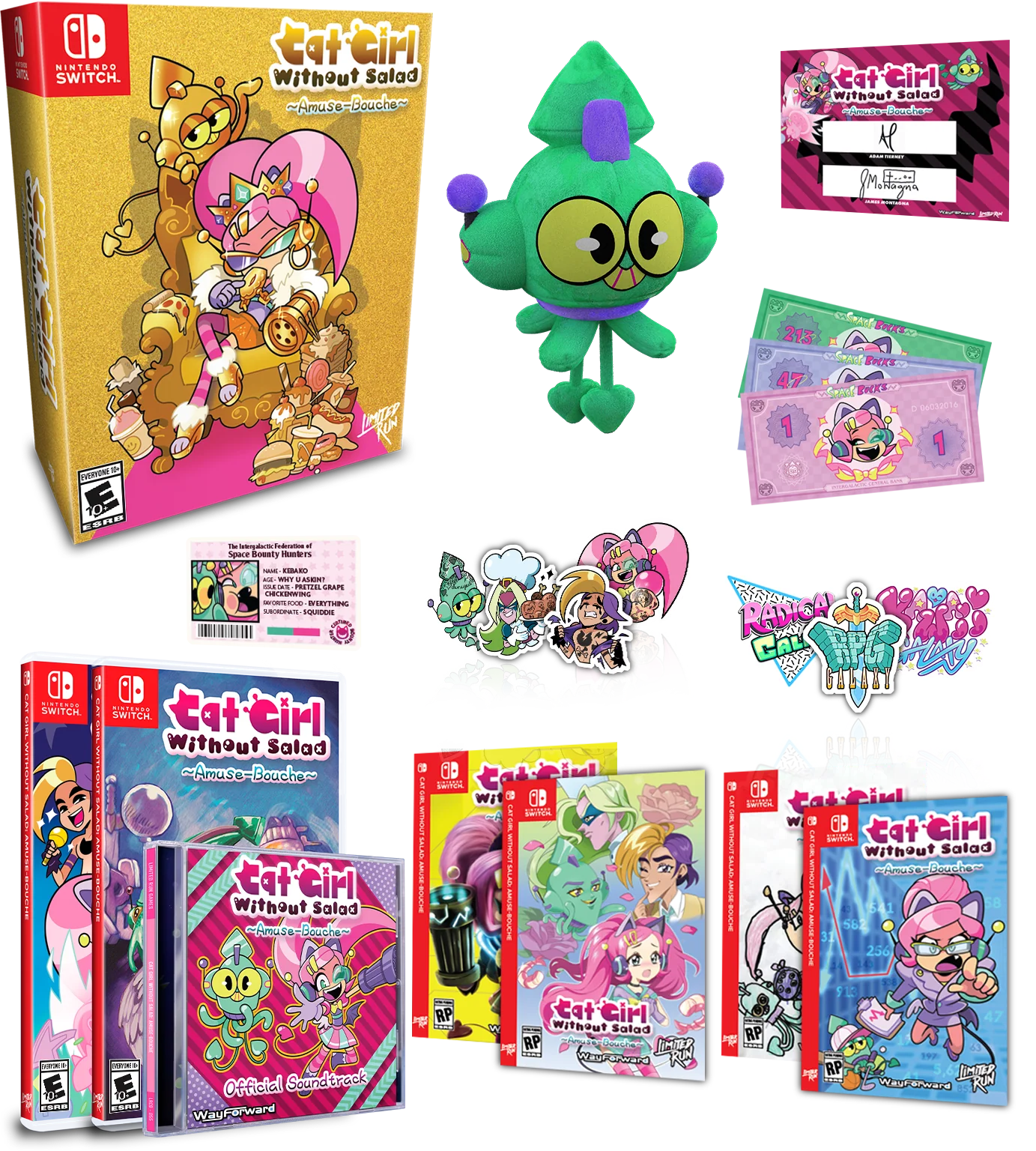 Switch Limited Run #145: Cat Girl Without Salad: Amuse-Bouche Collector's Edition - Image 2