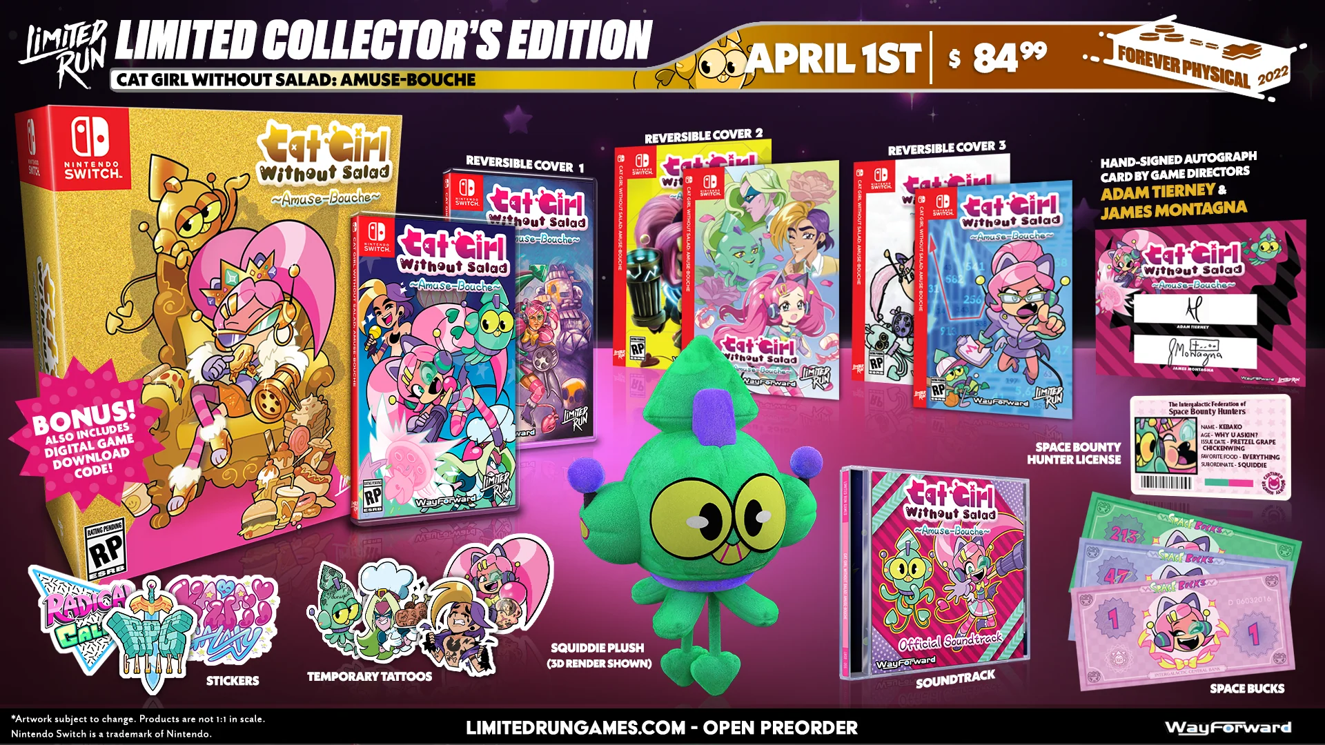 Switch Limited Run #145: Cat Girl Without Salad: Amuse-Bouche Collector's Edition - Image 3