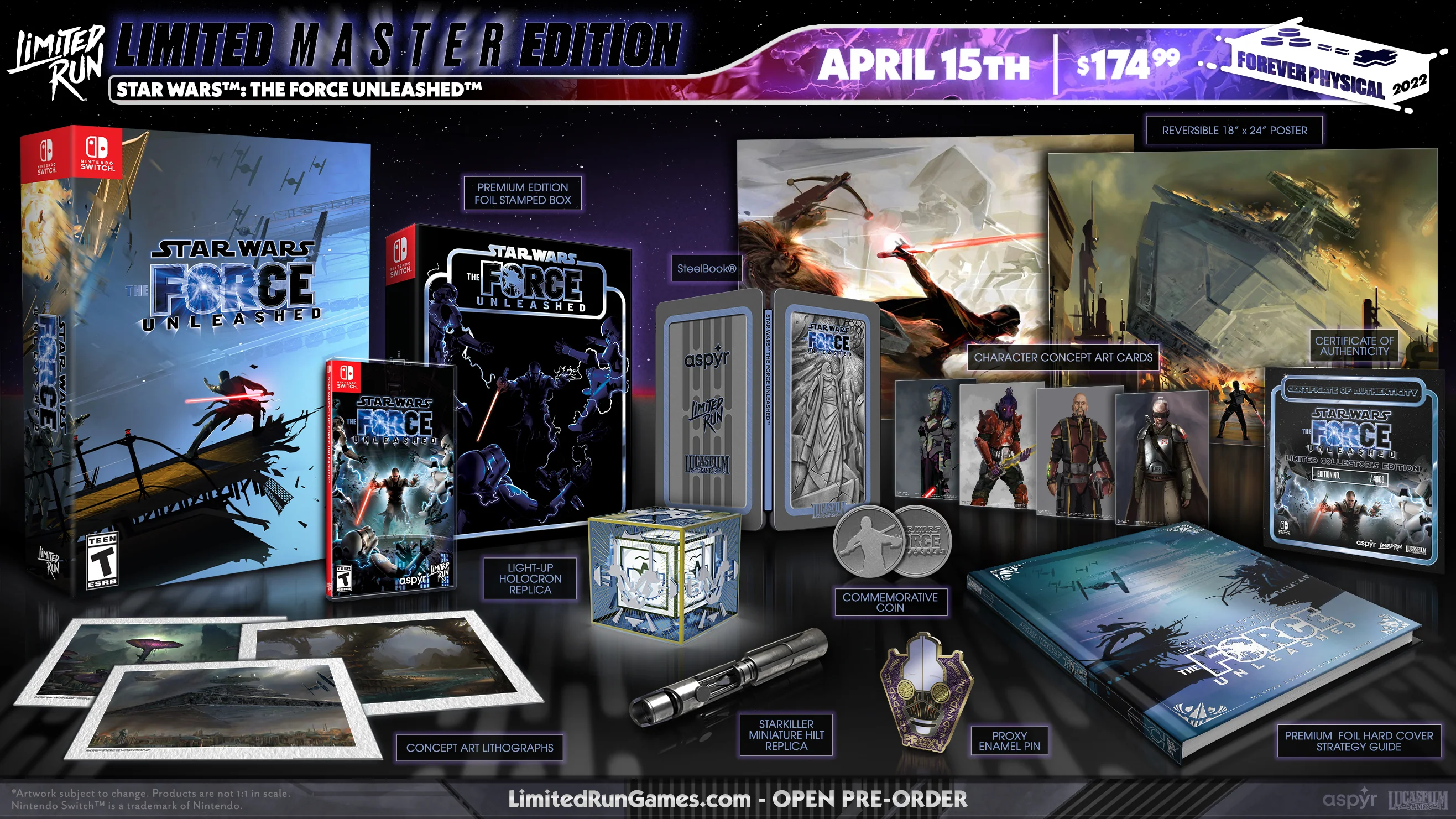 Switch Limited Run #146: STAR WARS: The Force Unleashed Master Edition - Image 2