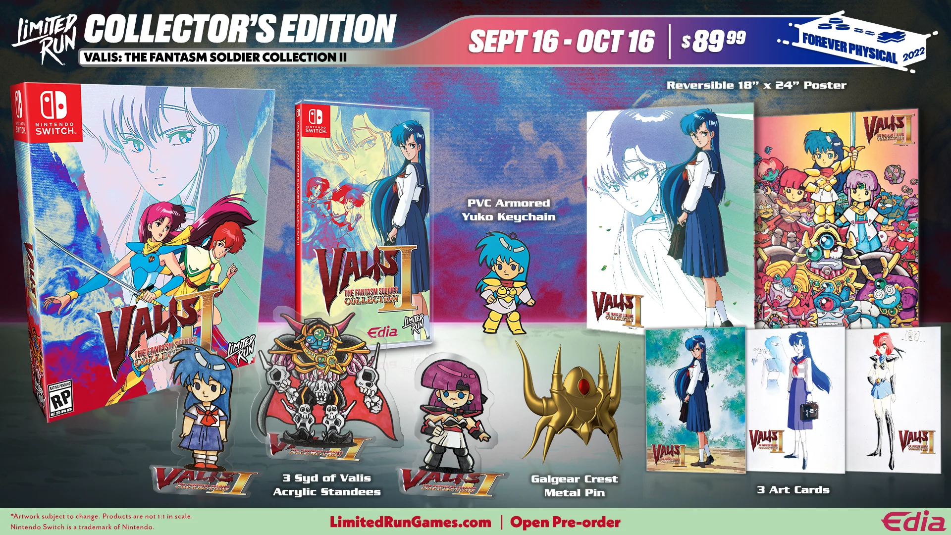 Switch Limited Run #162: Valis: The Fantasm Soldier Collection II Collector's Edition - Image 3