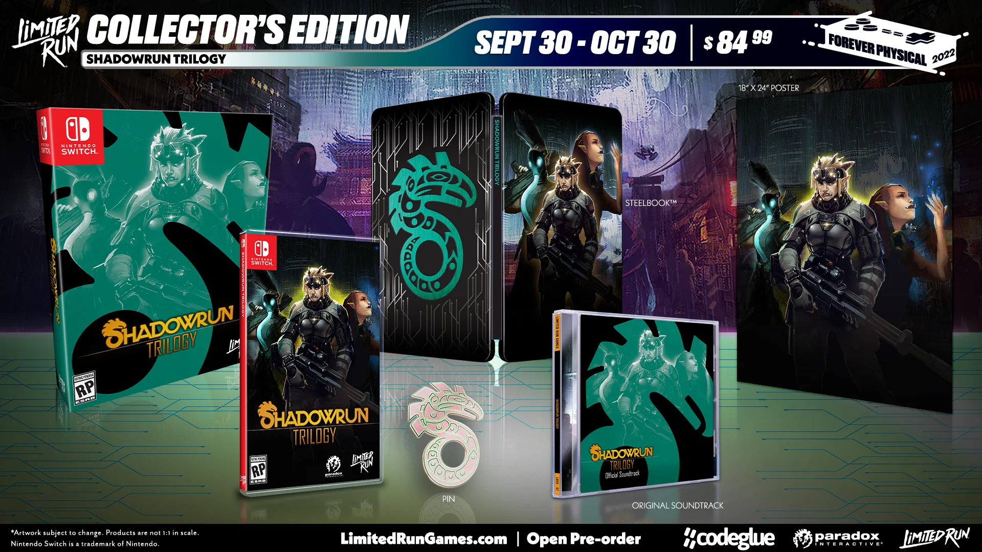 Switch Limited Run #163: Shadowrun Trilogy Collector's Edition - Image 3