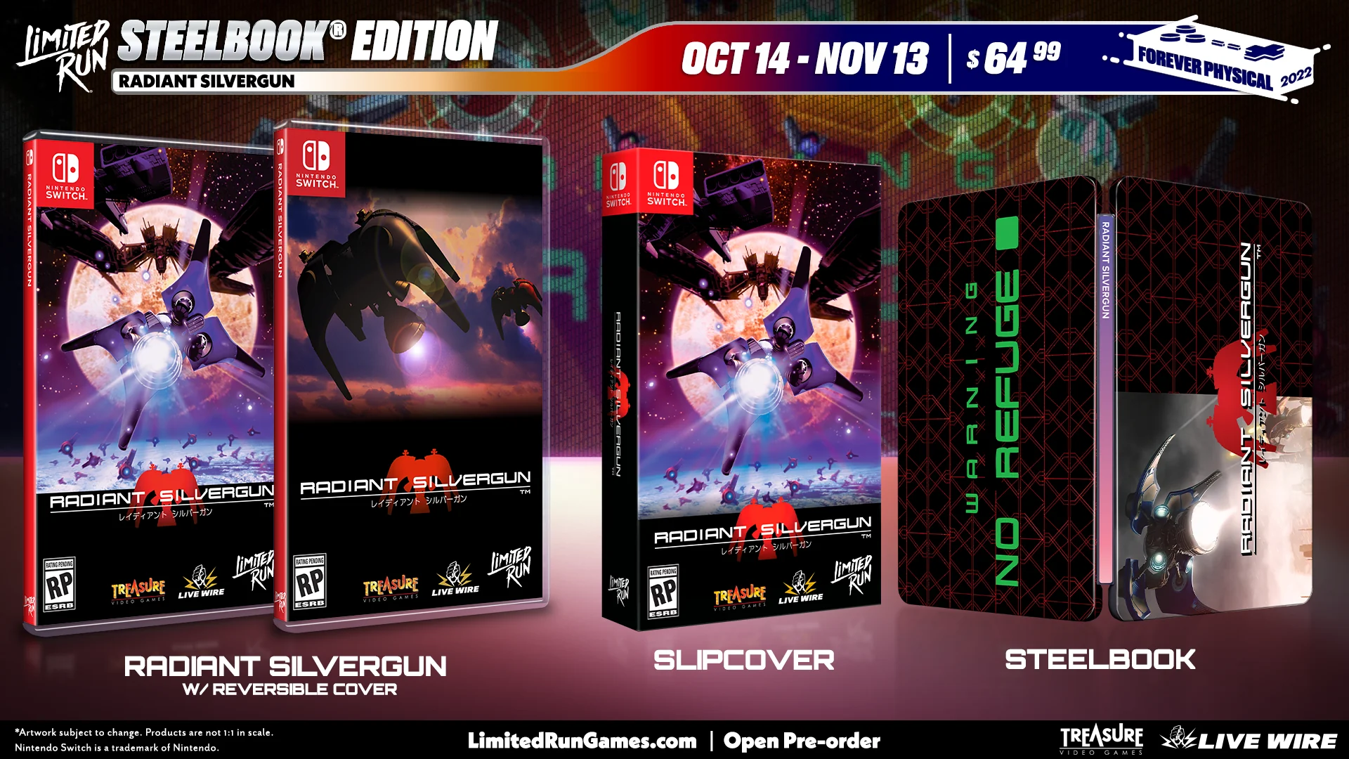 Switch Limited Run #164: Radiant Silvergun SteelBook Edition - Image 4
