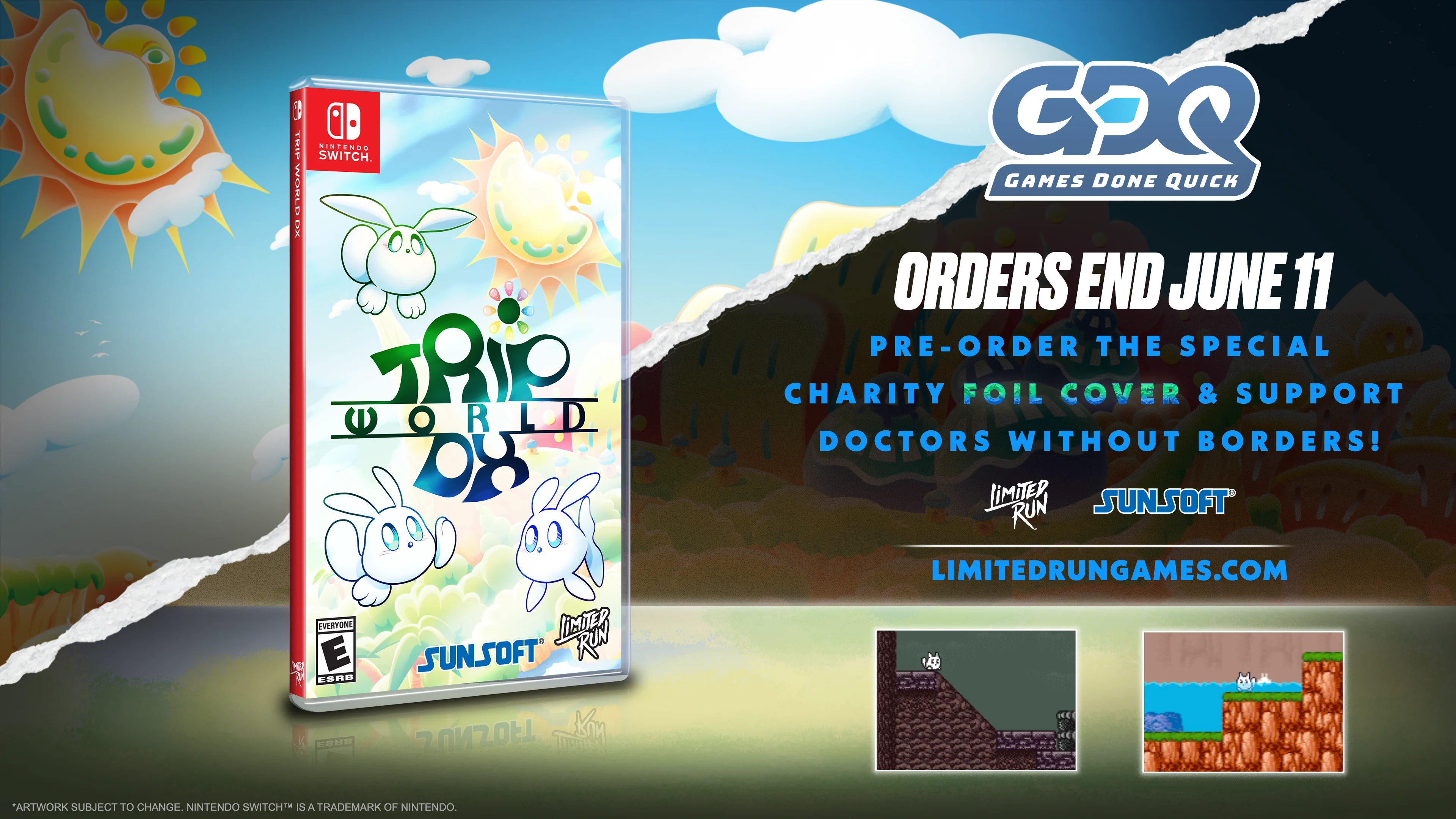 Switch Limited Run #189: Trip World DX GDQ Charity Cover - Image 3
