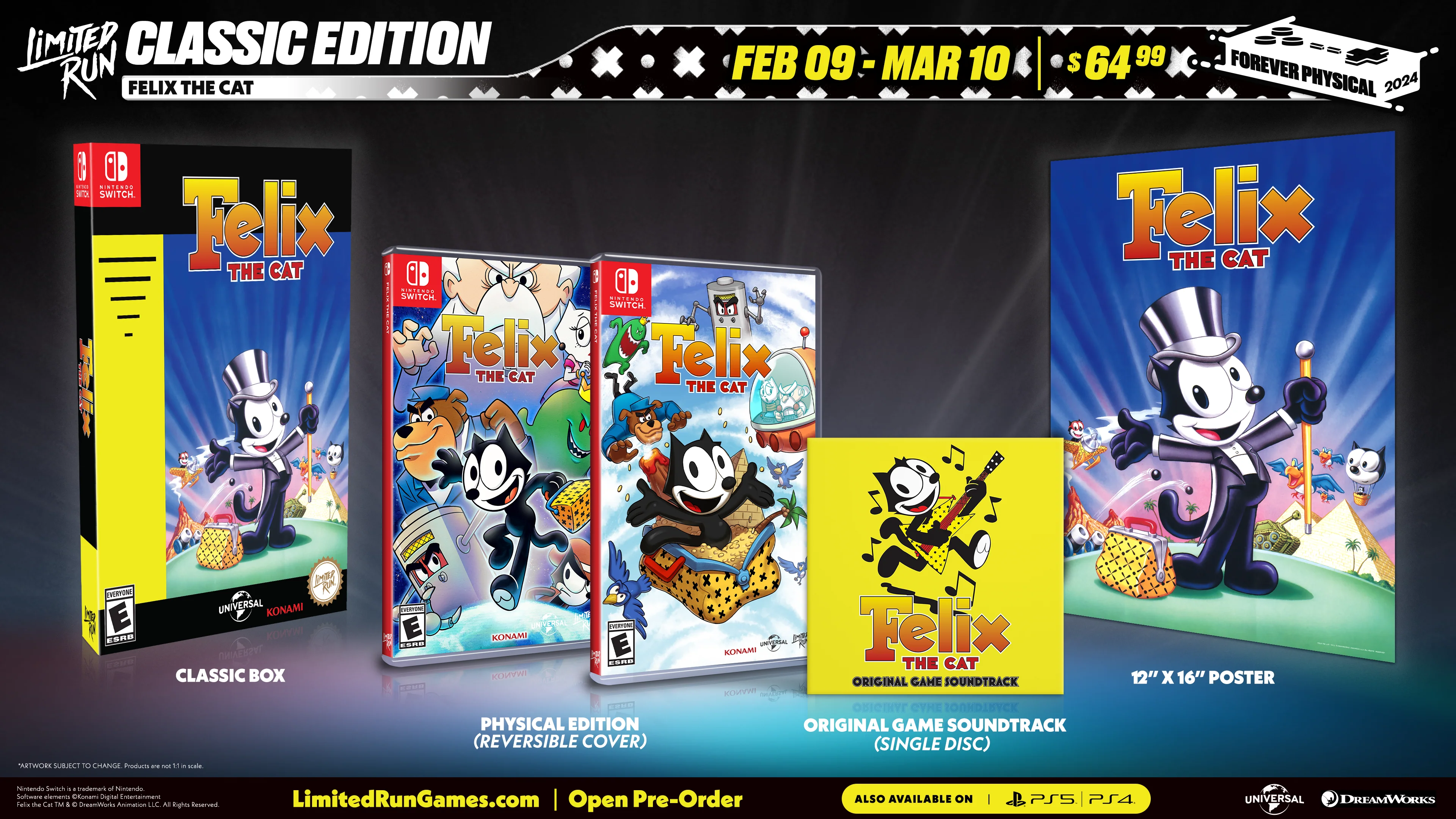 Switch Limited Run #203: Felix the Cat Classic Edition - Image 3