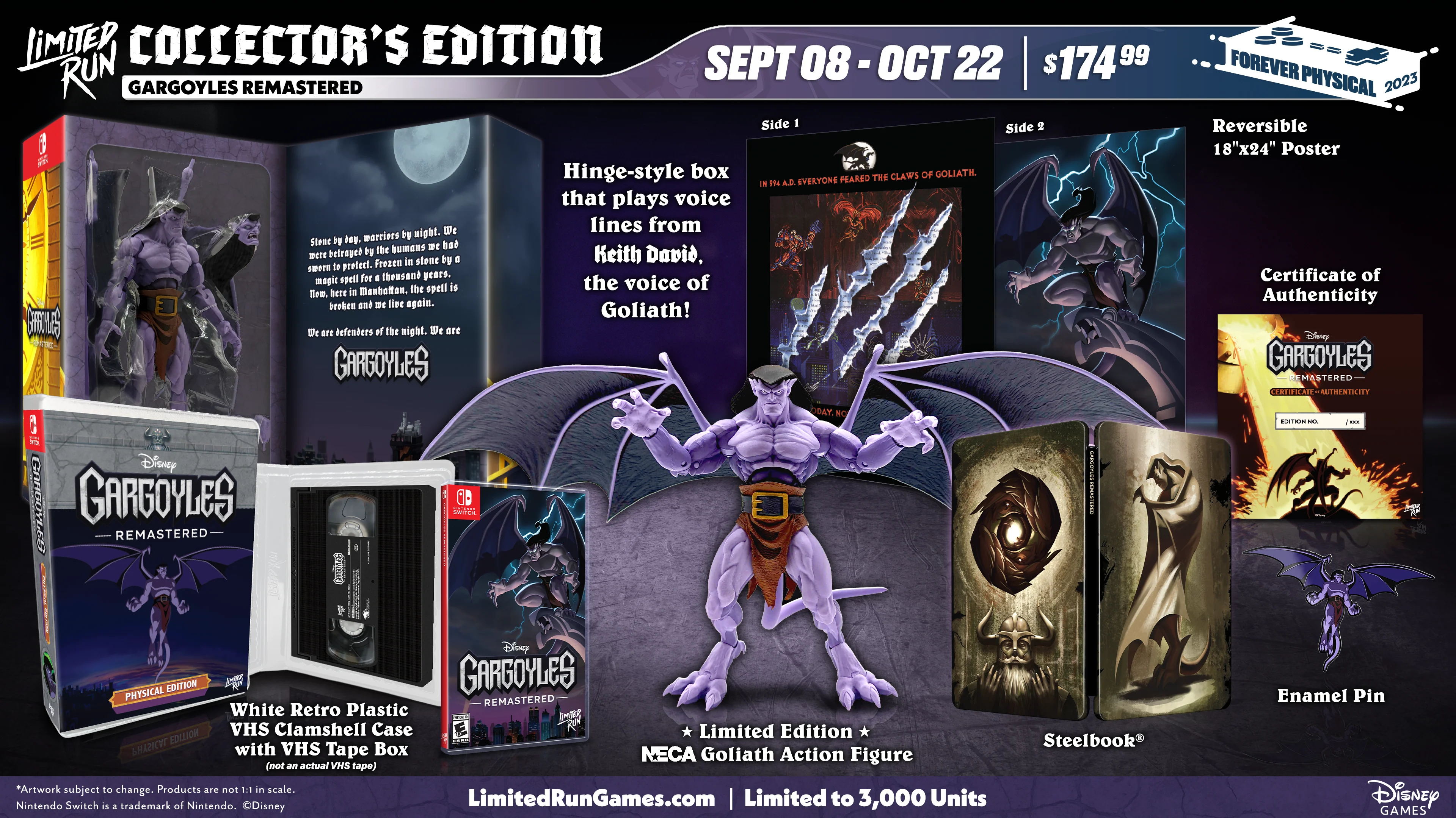 Switch Limited Run #208: Gargoyles Remastered Collector's Edition - Image 3