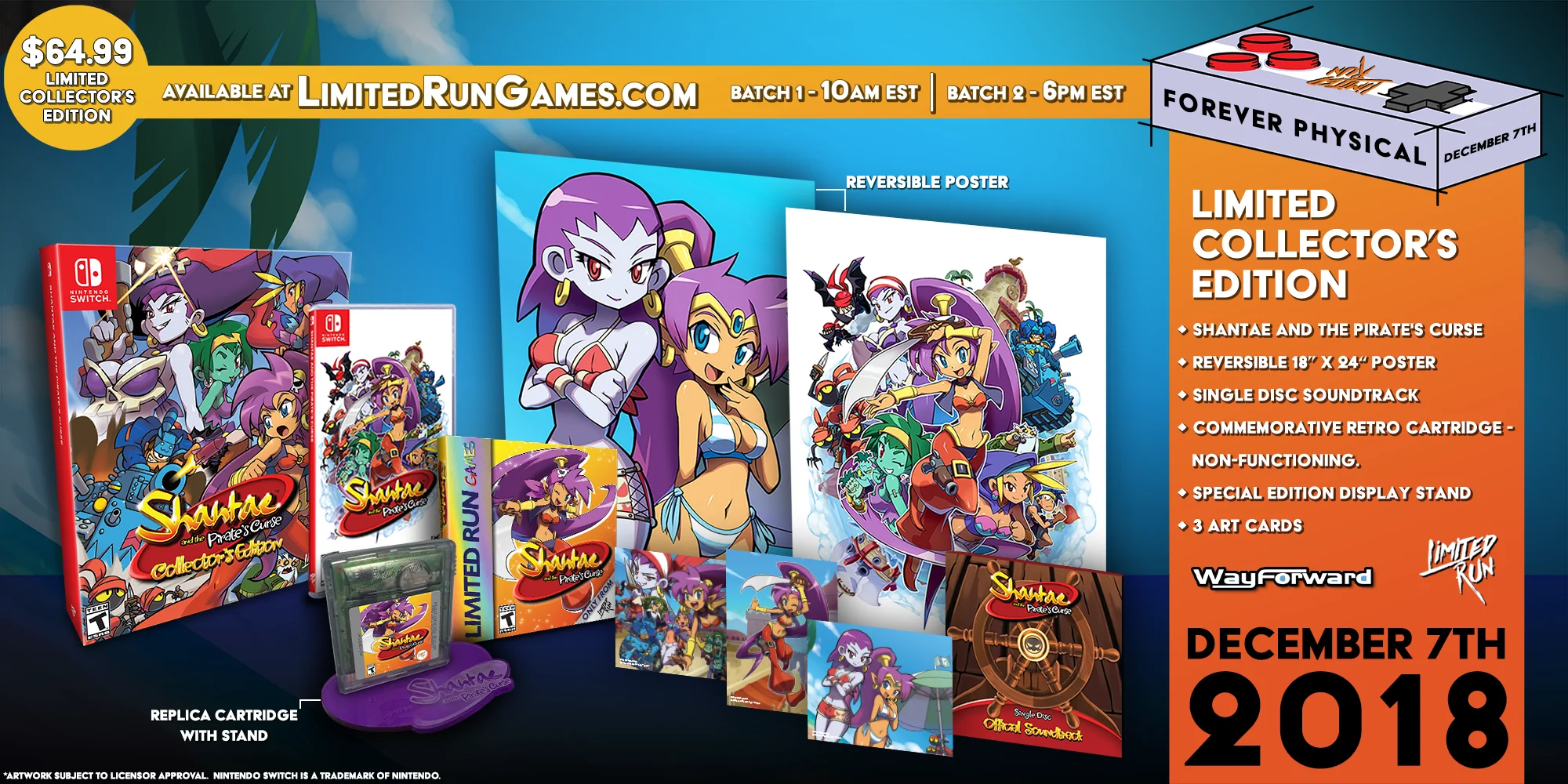 Switch Limited Run #21: Shantae and the Pirate's Curse Collector's Edition - Image 2