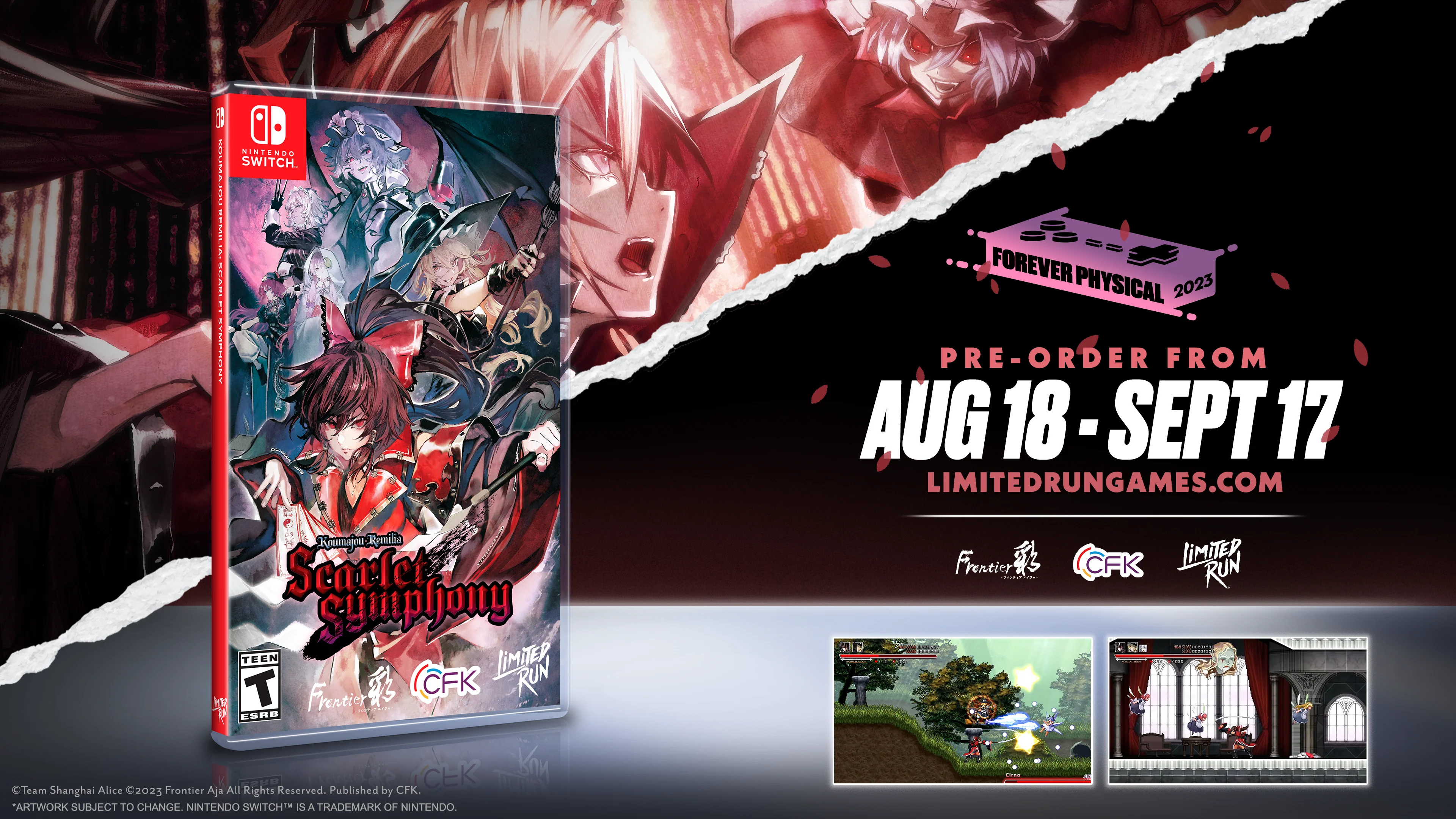 Switch Limited Run #210: Koumajou Remilia: Scarlet Symphony - Image 3