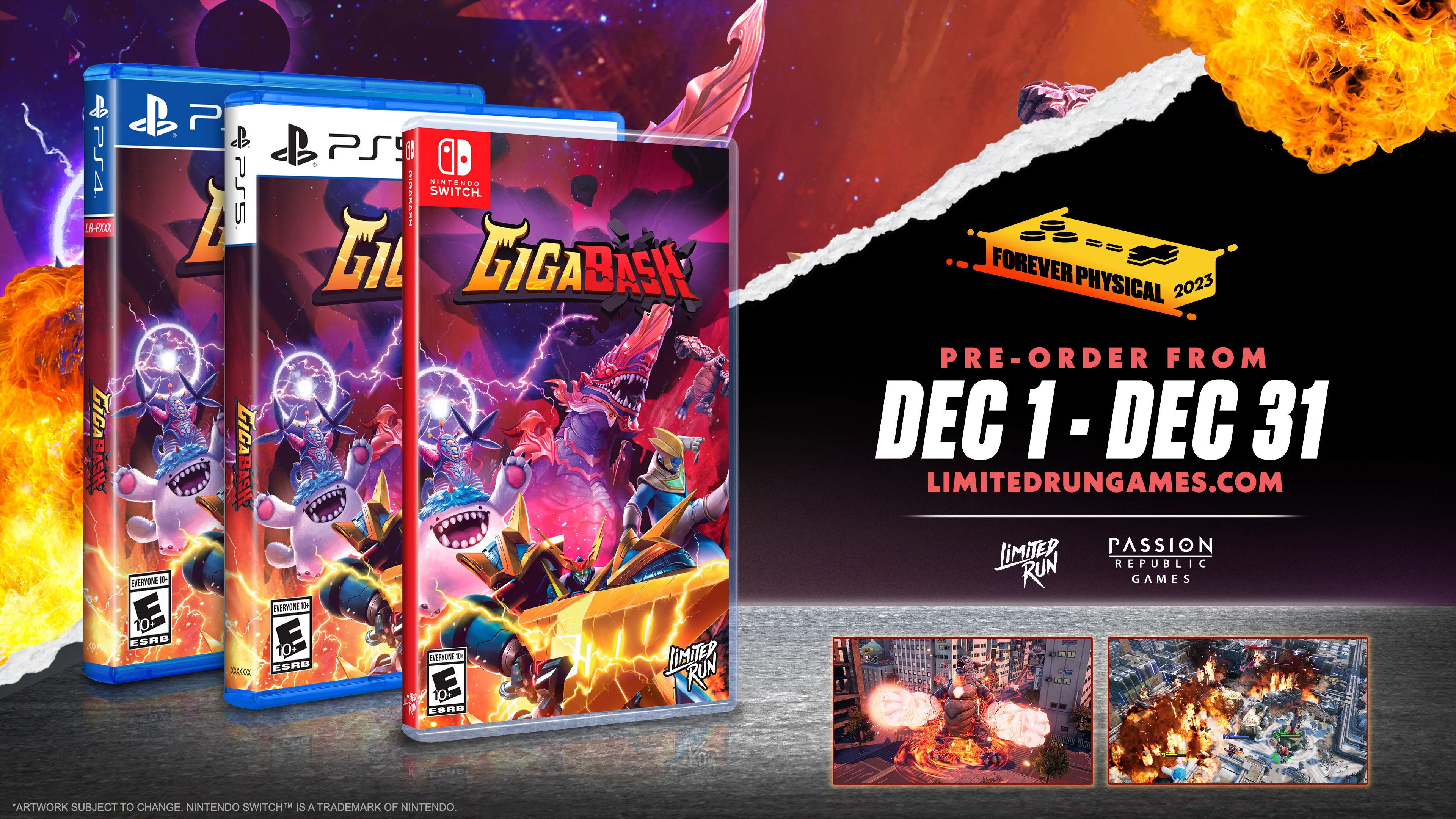 Switch Limited Run #218: GigaBash - Image 3