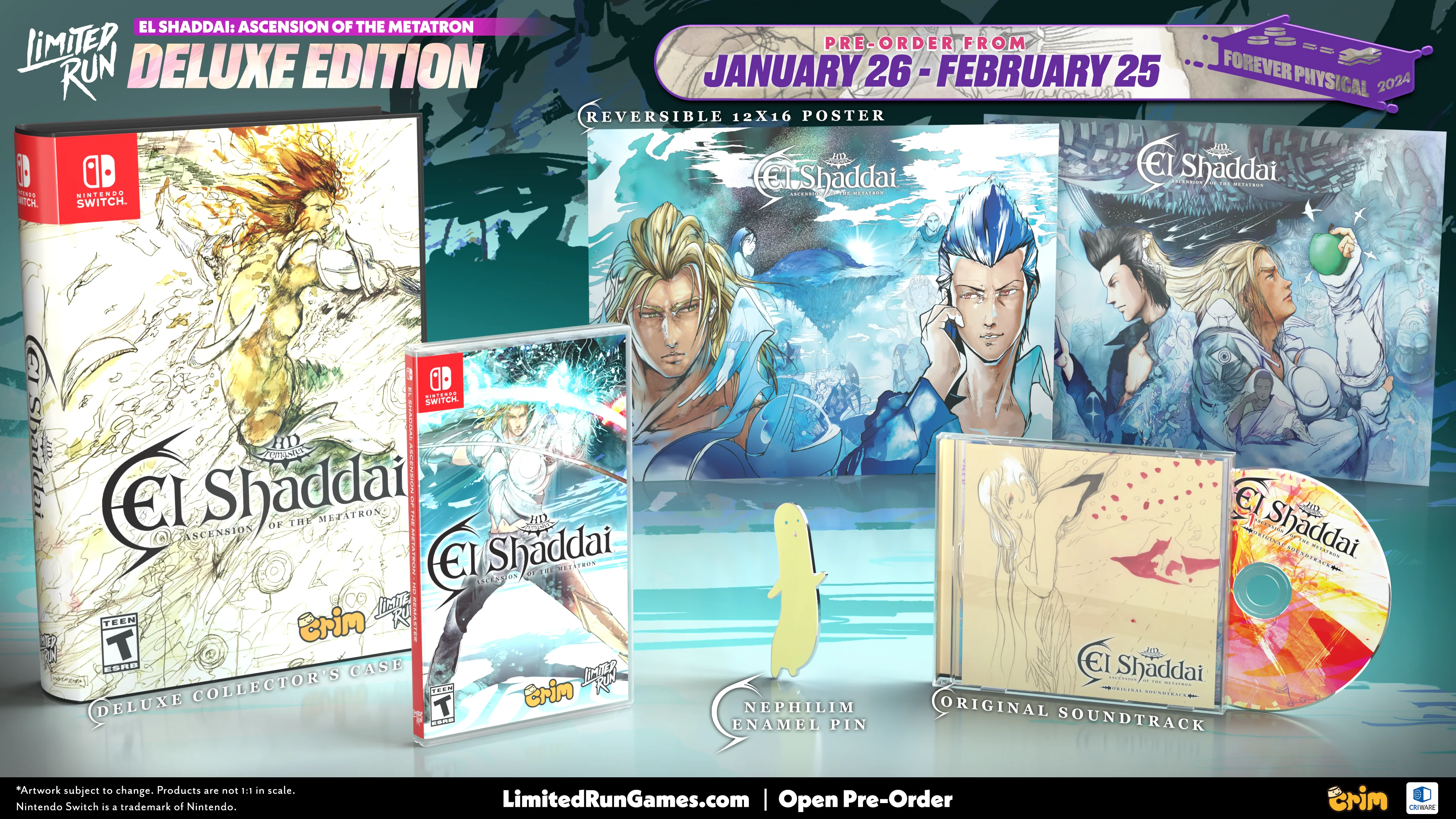 Switch Limited Run #226: El Shaddai: Ascension of the Metatron HD Remaster Deluxe Edition - Image 3