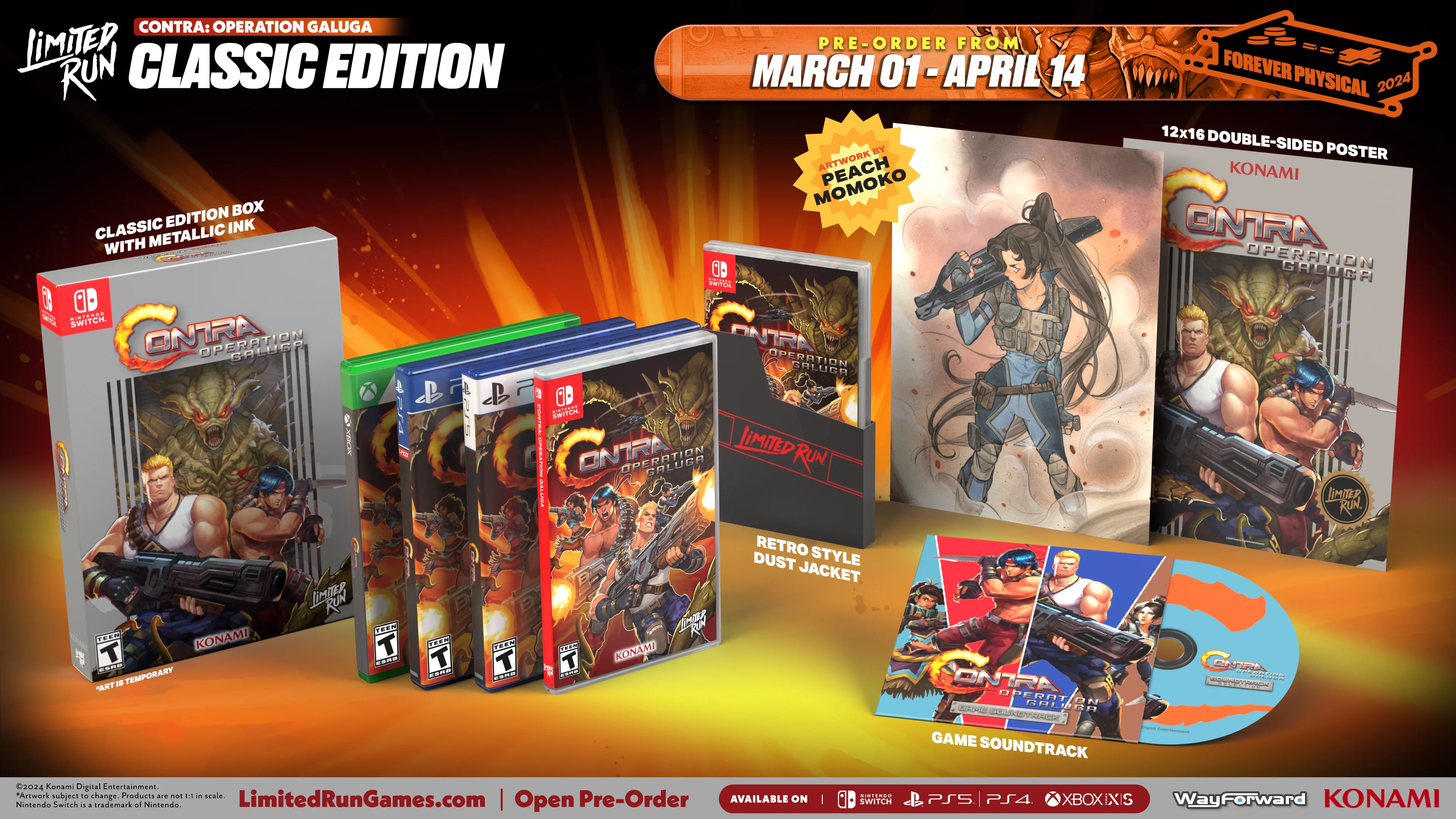 Switch Limited Run #230: Contra: Operation Galuga Classic Edition - Image 2