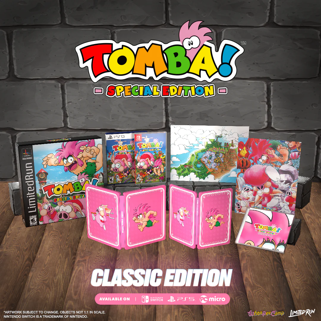 Switch Limited Run #245: Tomba! Special Edition Classic Edition - Image 2