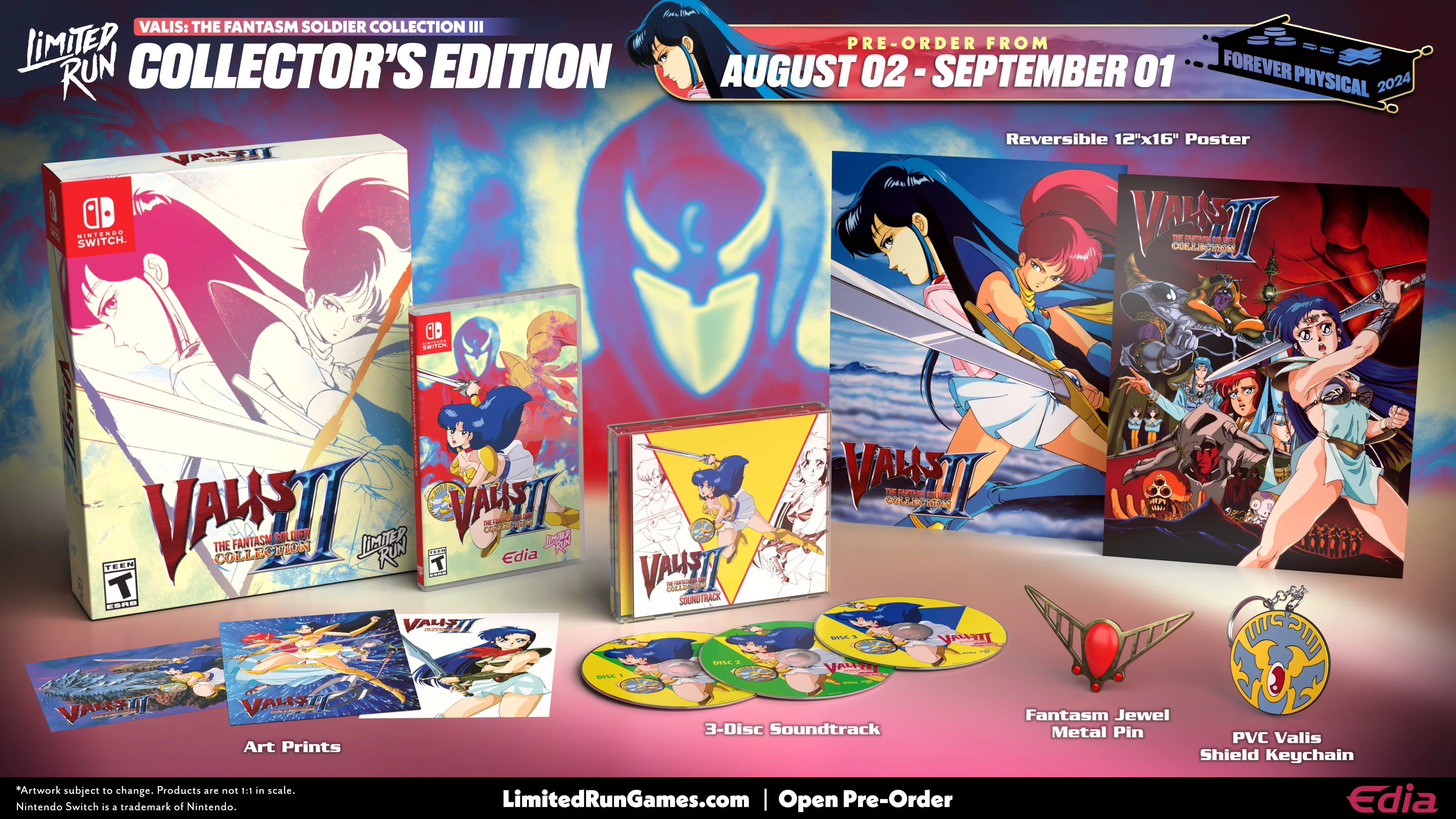 Switch Limited Run #250: VALIS: The Fantasm Soldier Collection III Collector's Edition - Image 3