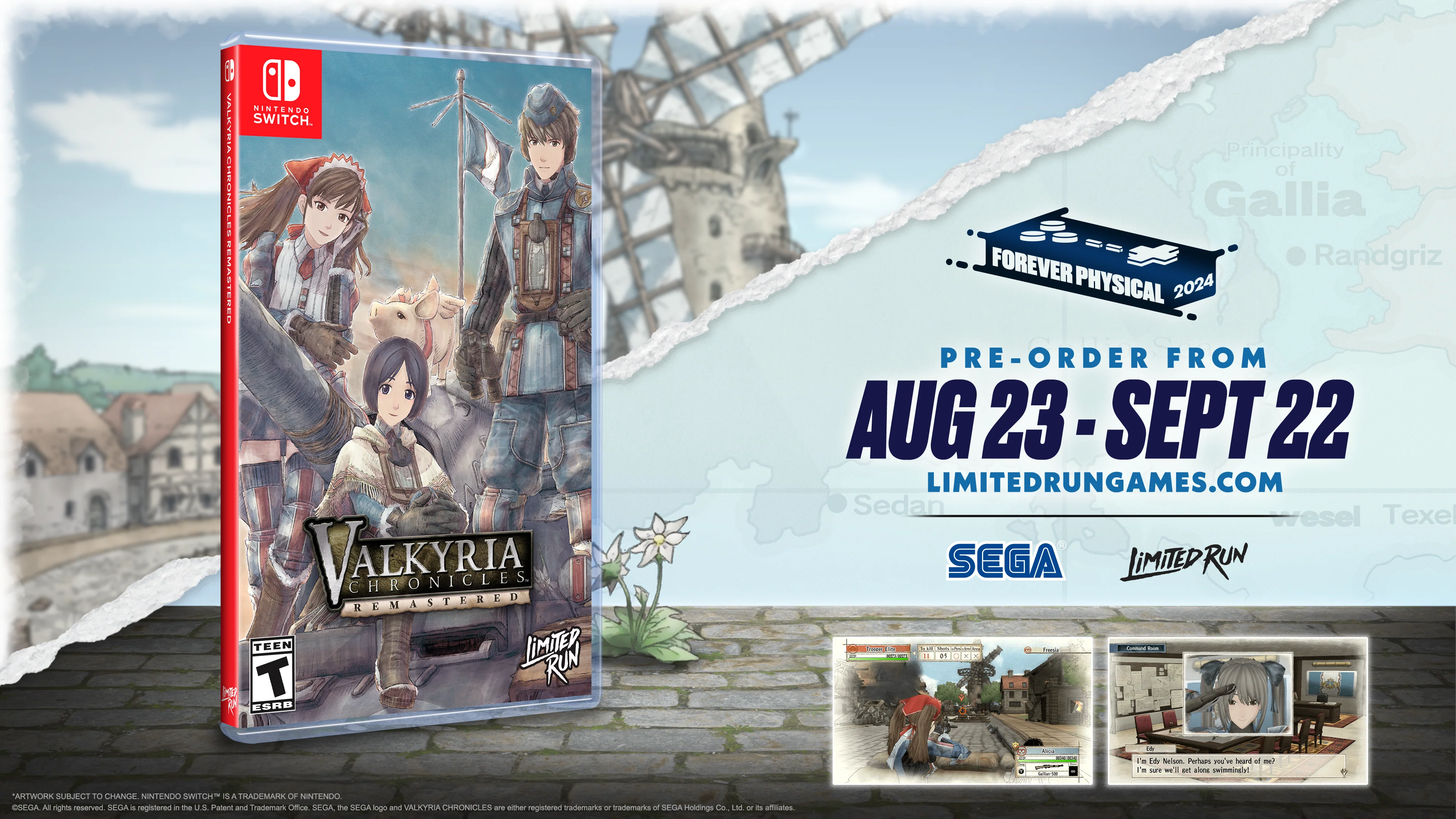 Switch Limited Run #254: Valkyria Chronicles Remastered - Image 3