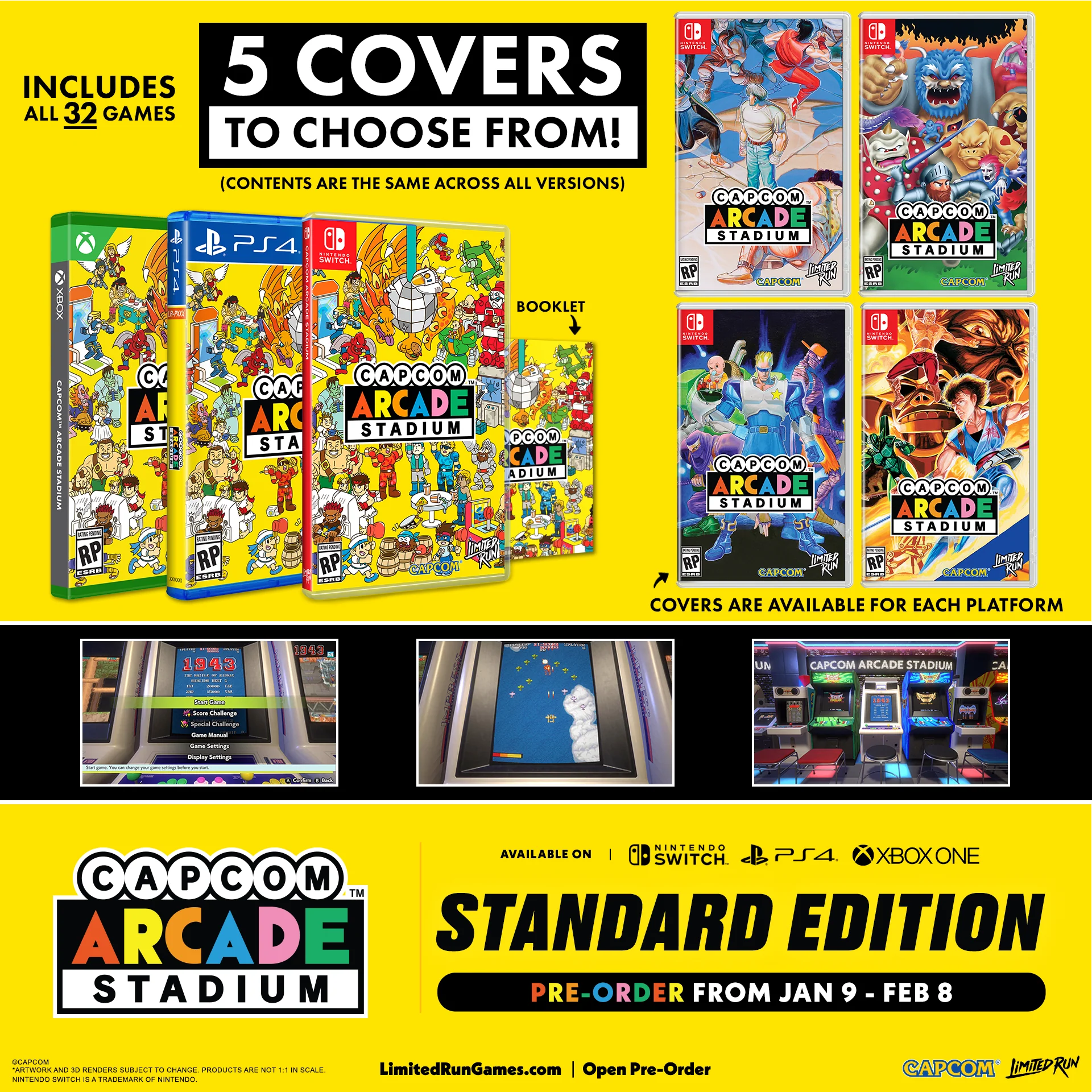Switch Limited Run #300: Capcom Arcade Stadium Vol. 1 - Image 2