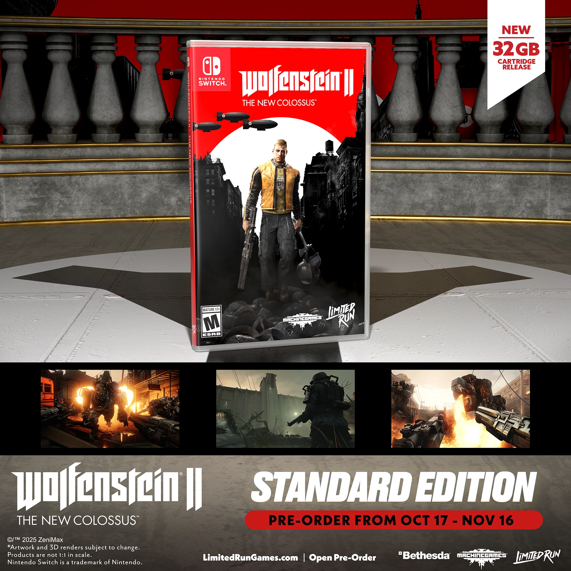 Switch Limited Run #305: Wolfenstein II®: The New Colossus™ - Image 2