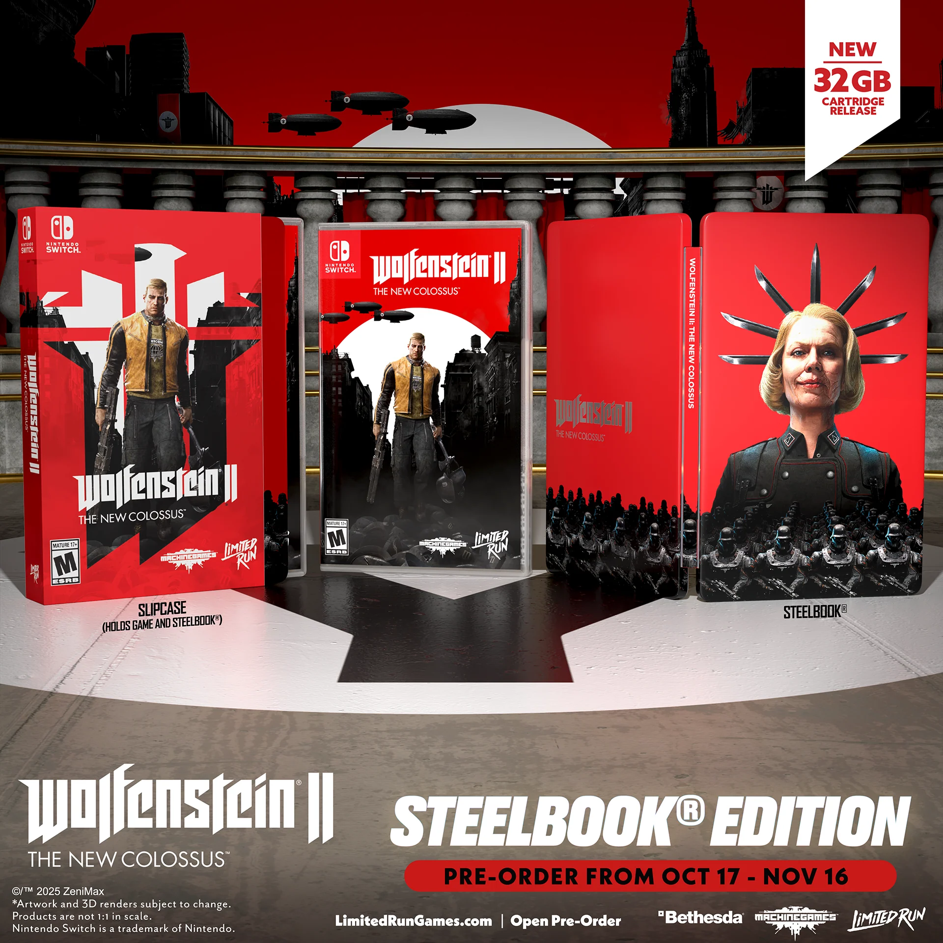 Switch Limited Run #305: Wolfenstein II®: The New Colossus™ SteelBook Edition - Image 2