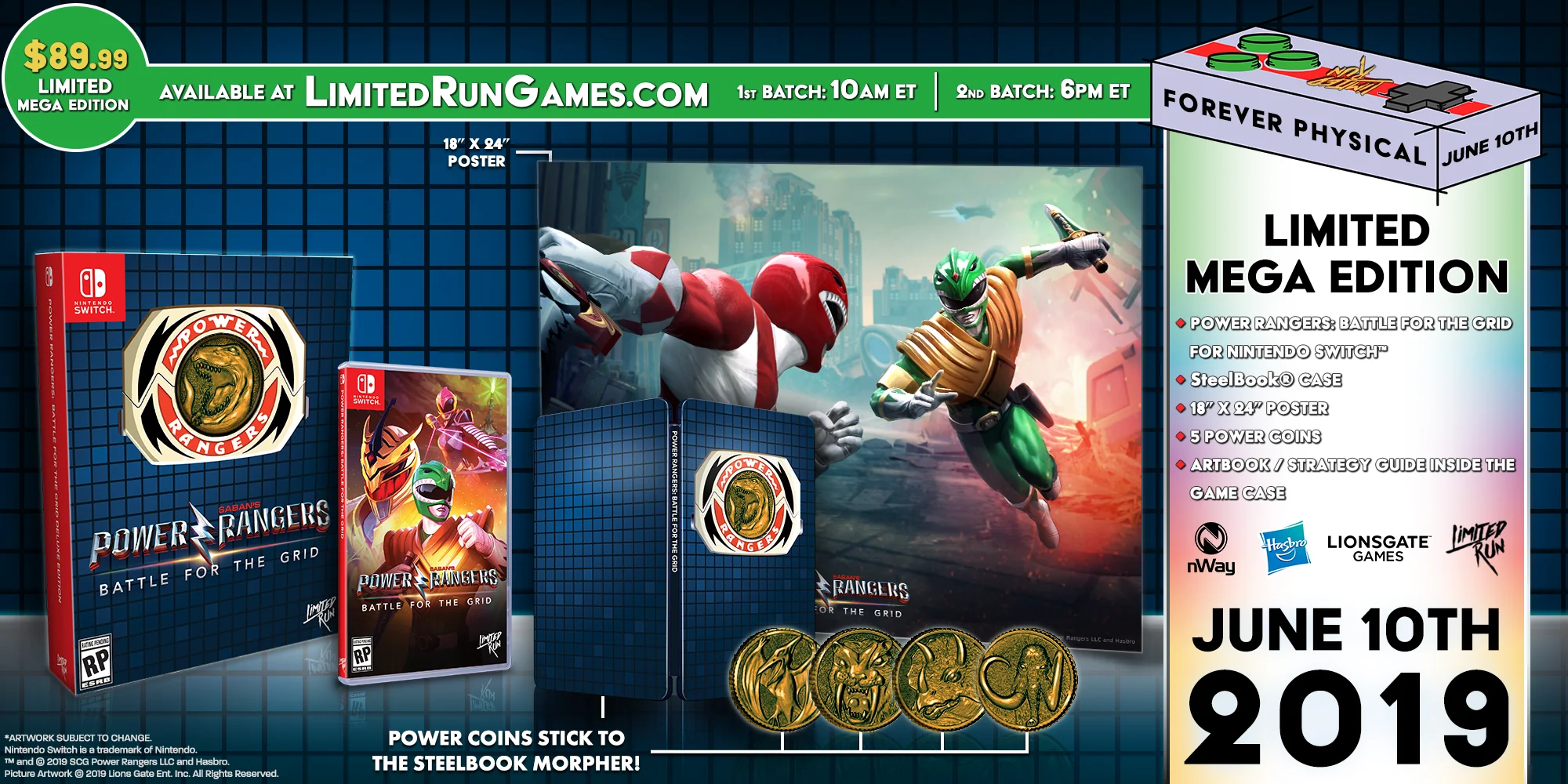 Switch Limited Run #38: Power Rangers: Battle for the Grid Mega Edition - Image 2