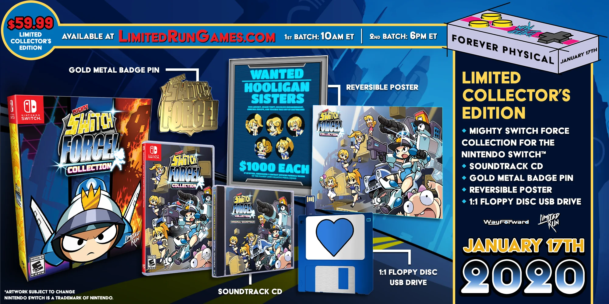 Switch Limited Run #60: Mighty Switch Force! Collection Collector's Edition - Image 2