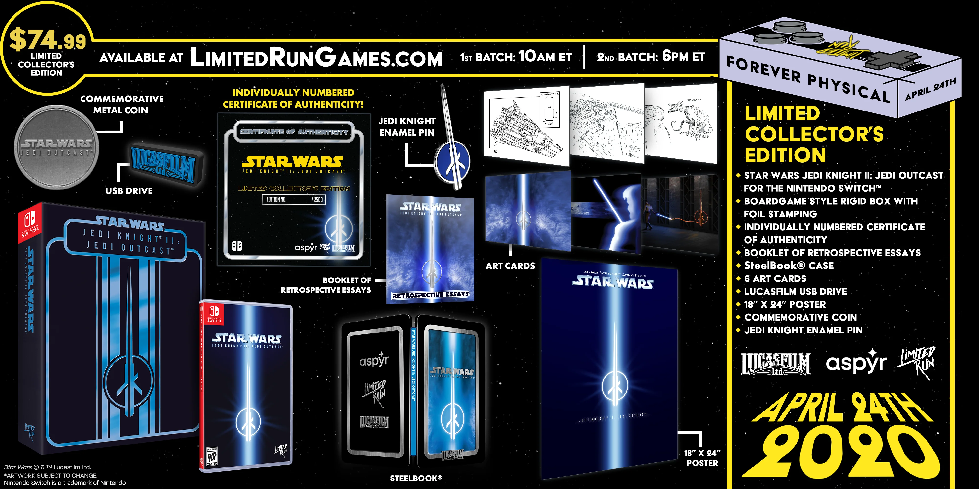 Switch Limited Run #69: Star Wars Jedi Knight II: Jedi Outcast Premium Edition - Image 2