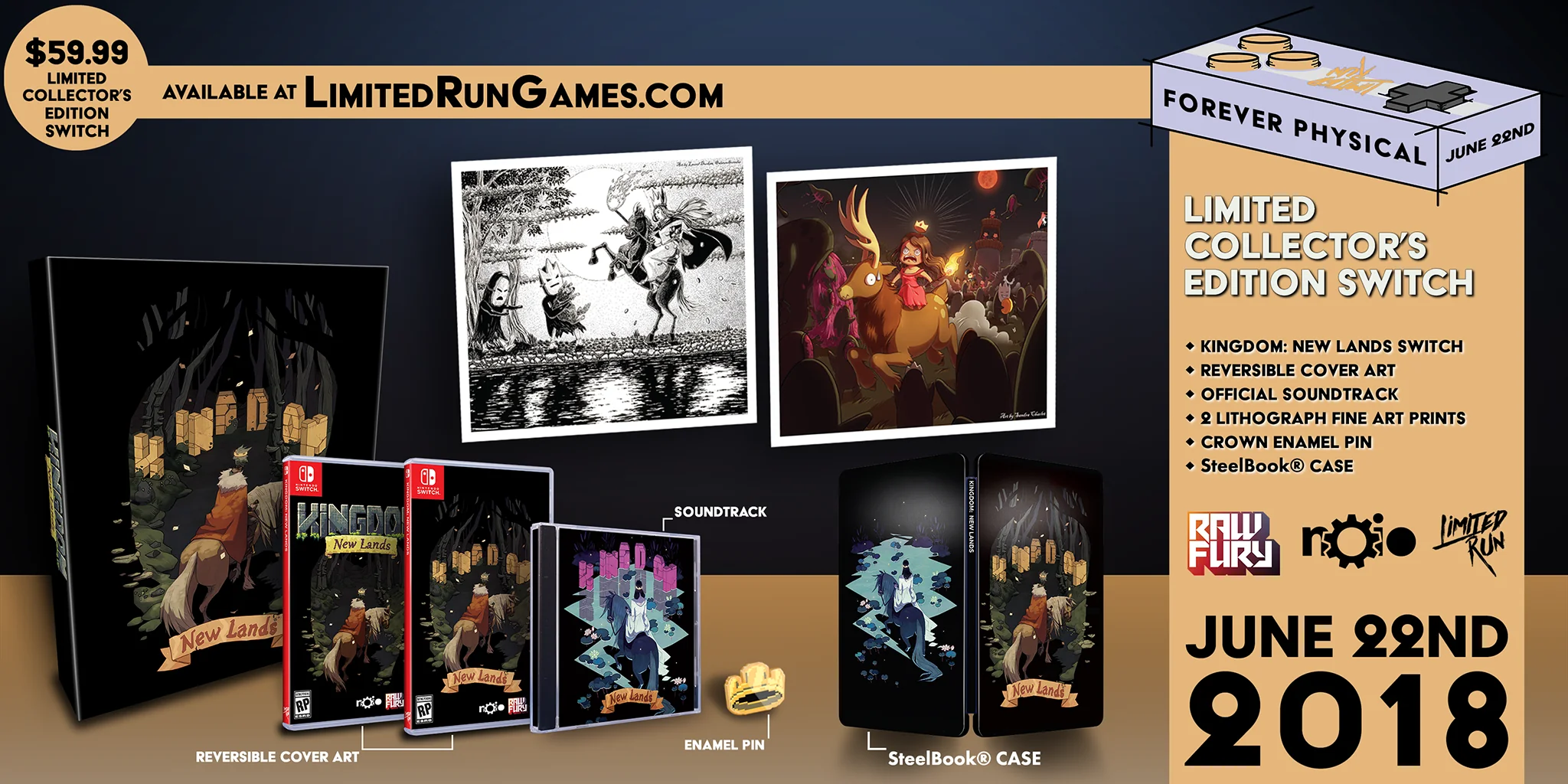 Switch Limited Run #7: Kingdom New Lands Collector's Edition - Image 2