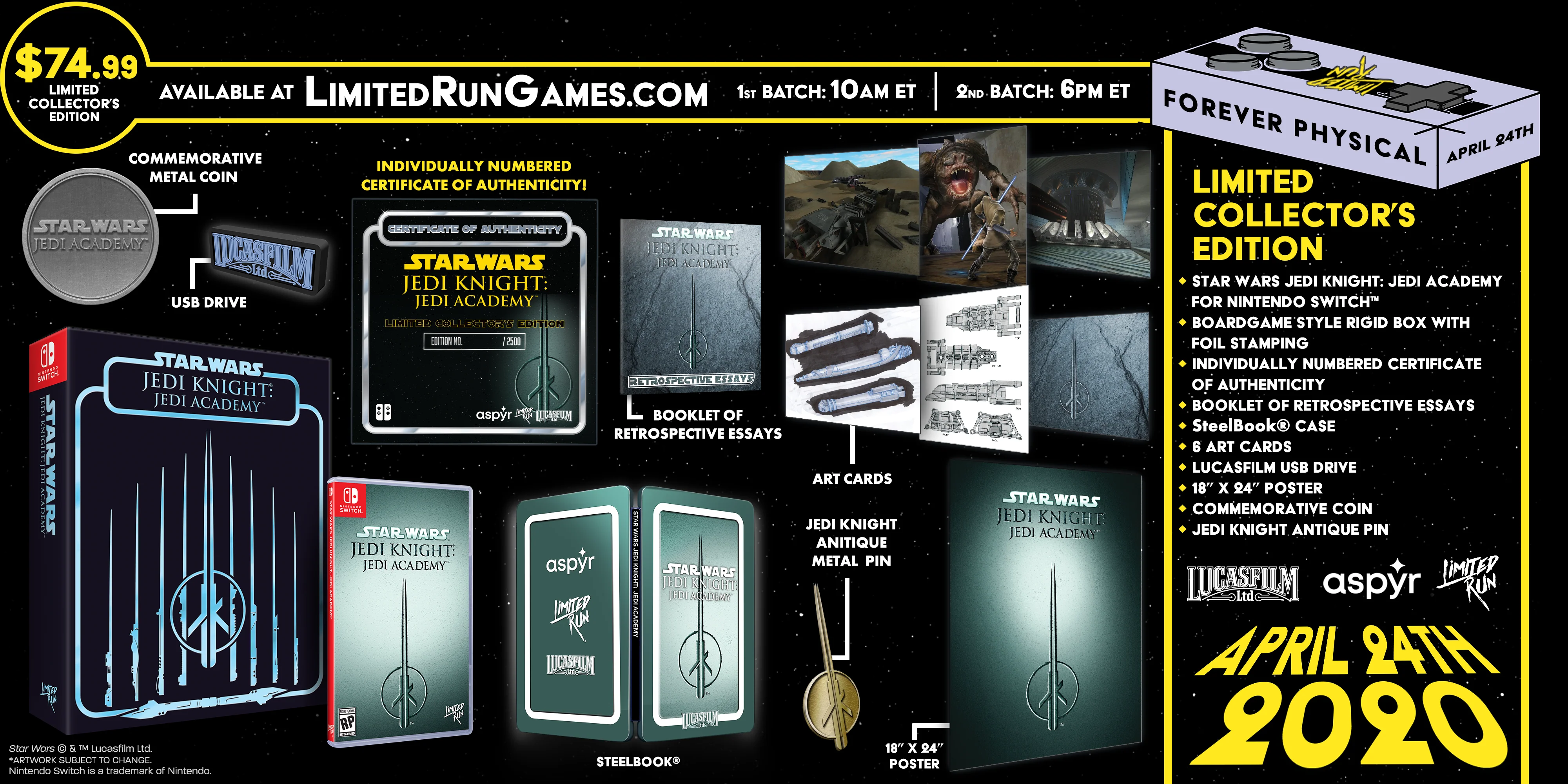 Switch Limited Run #70: Star Wars Jedi Knight: Jedi Academy Premium Edition - Image 2