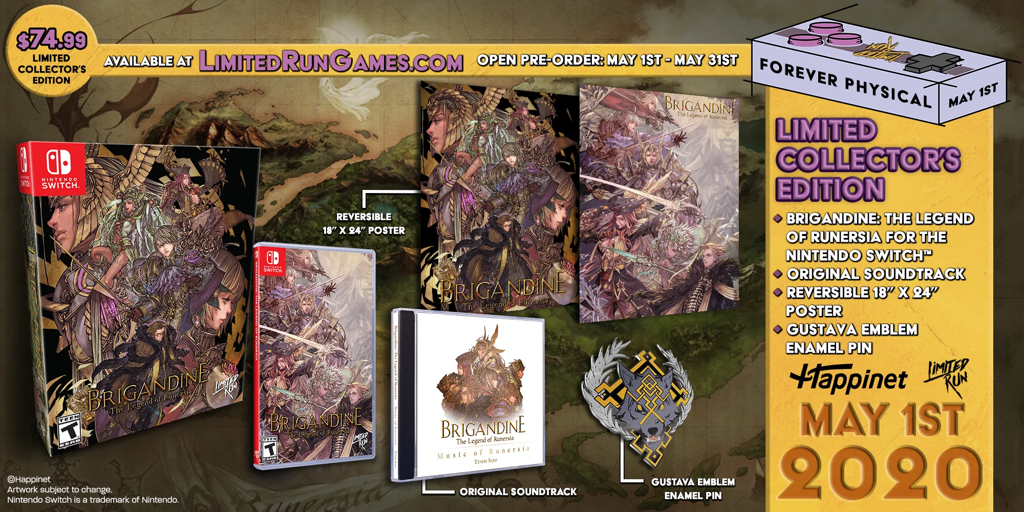 Switch Limited Run #71: Brigandine: The Legend of Runersia Collector's Edition - Image 2