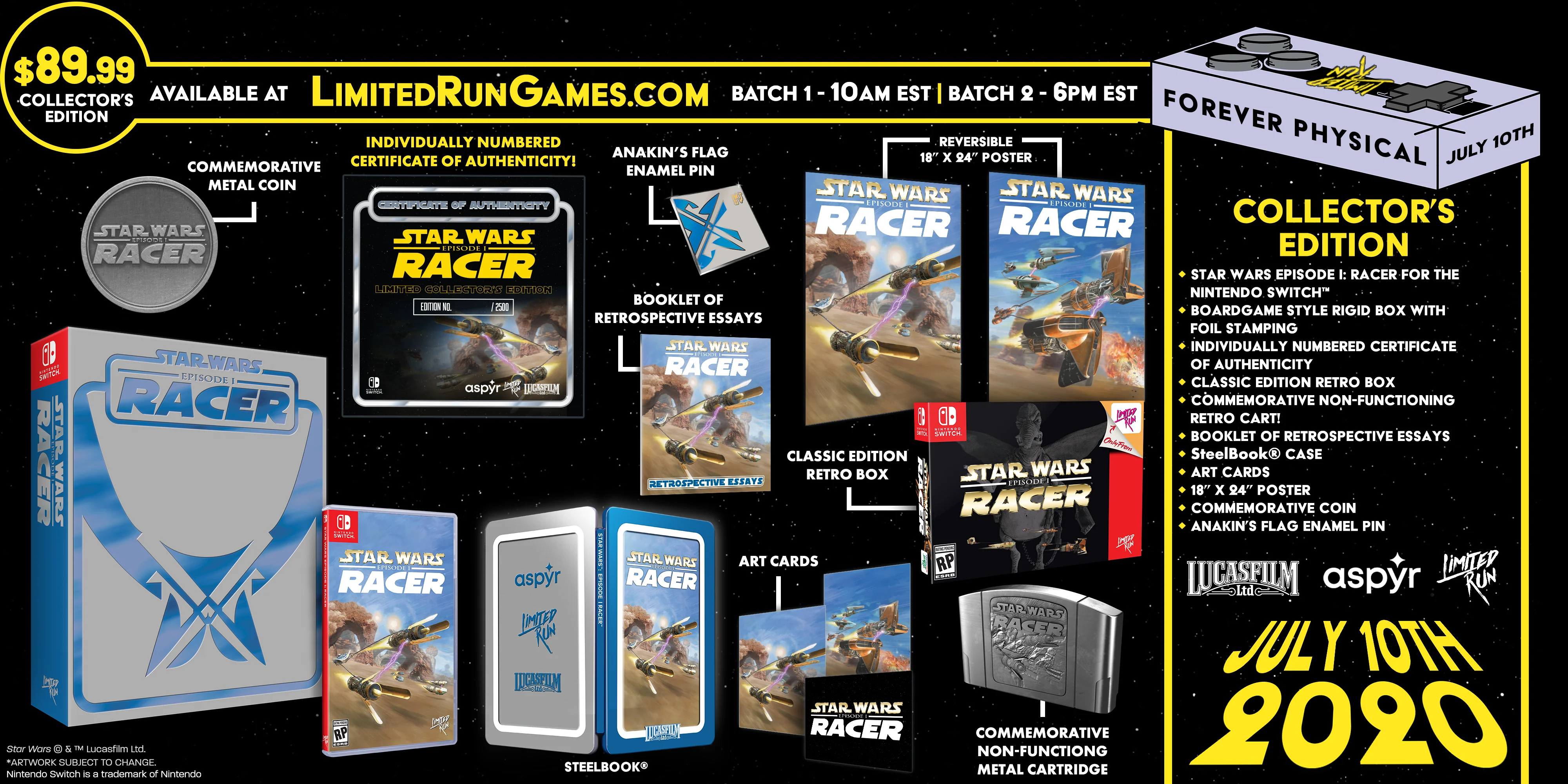 Switch Limited Run #77: Star Wars Episode I: Racer Premium Edition - Image 2