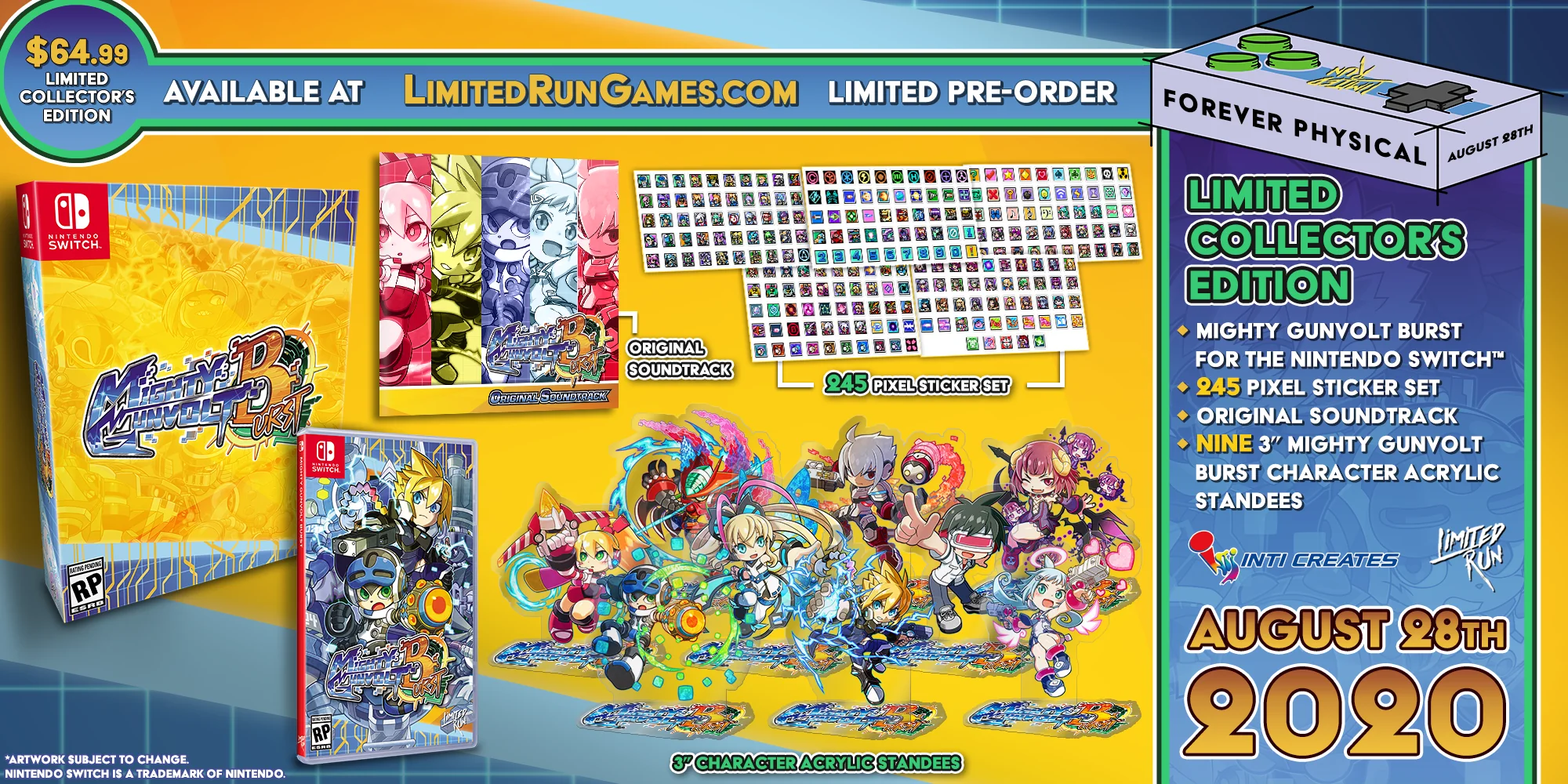 Switch Limited Run #82: Mighty Gunvolt Burst Collector's Edition - Image 2