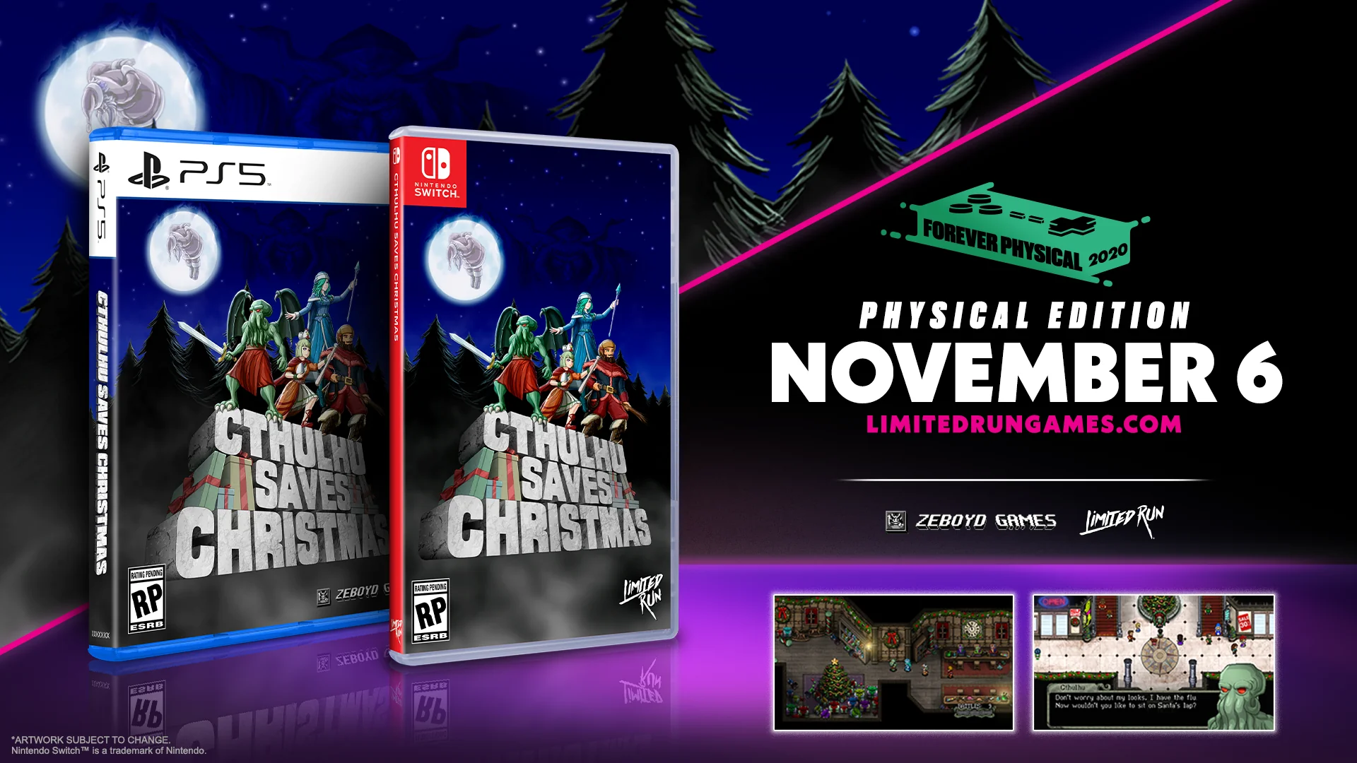 Switch Limited Run #88: Cthulhu Saves Christmas - Image 2