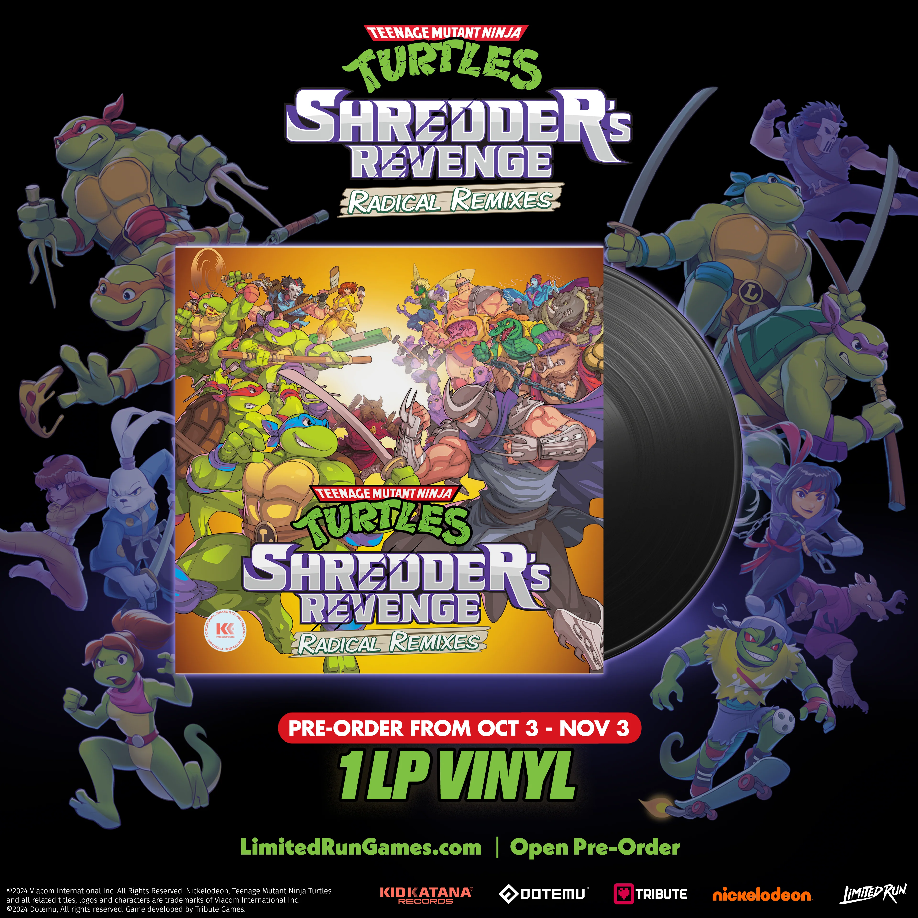 Teenage Mutant Ninja Turtles: Shredder's Revenge Radical Remixes - Vinyl Soundtrack - Image 2
