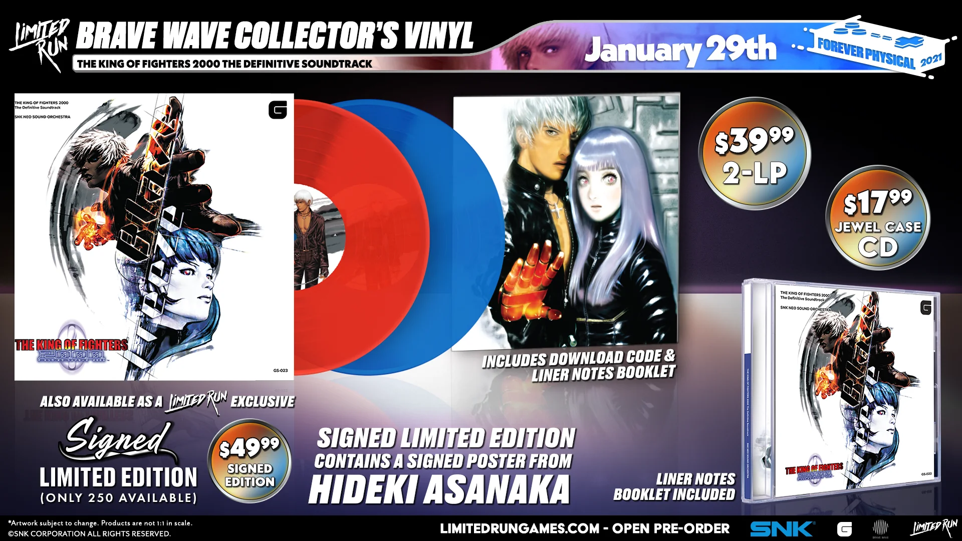 THE KING OF FIGHTERS 2000 Soundtrack (Vinyl or CD) - Image 4