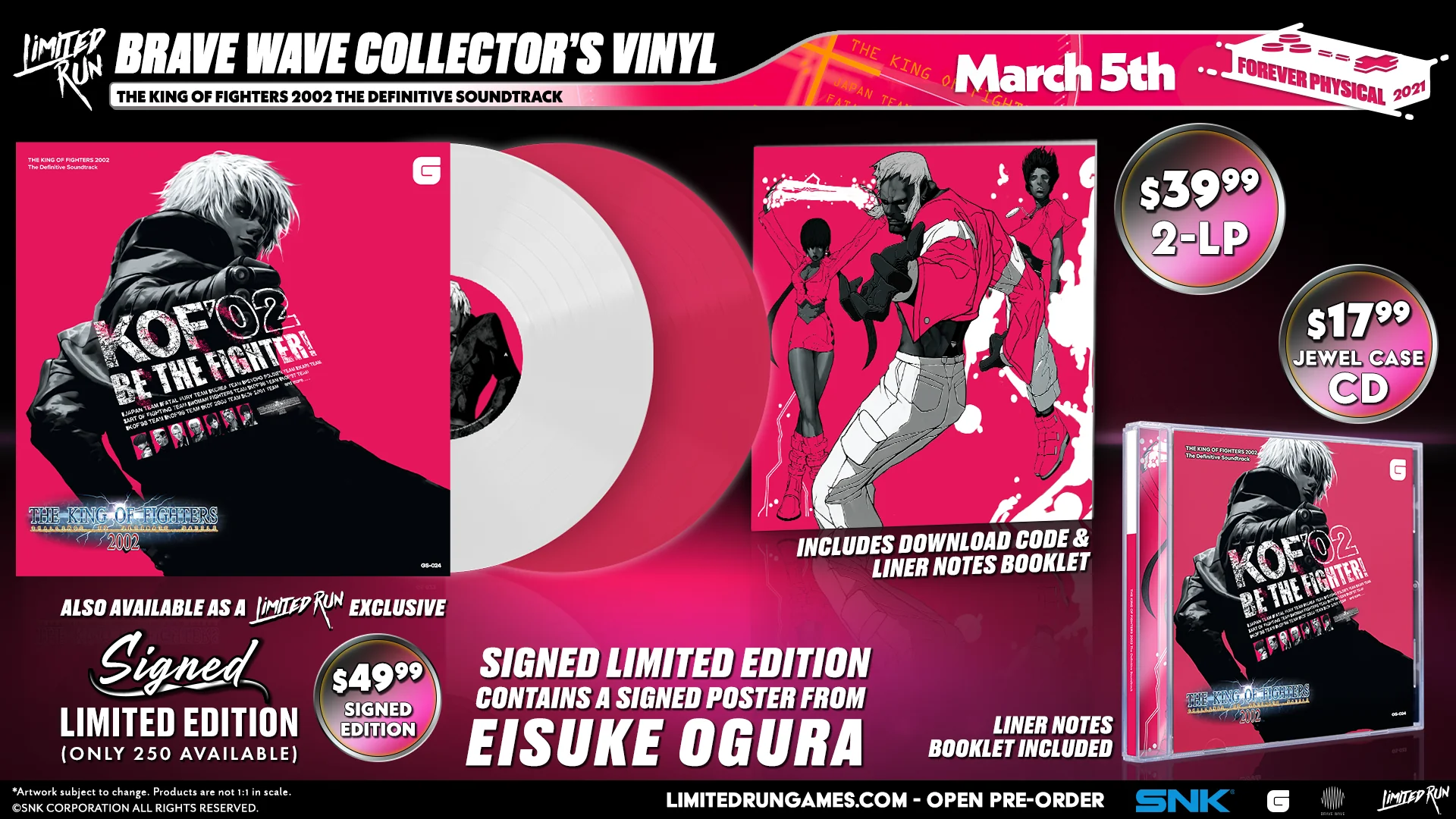 THE KING OF FIGHTERS 2002 Soundtrack (Vinyl or CD) - Image 3